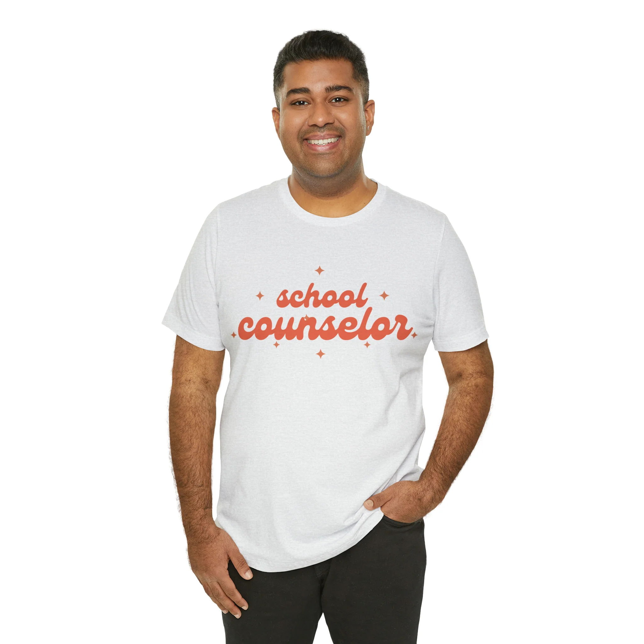 School Counselor Star Tee - Image 7