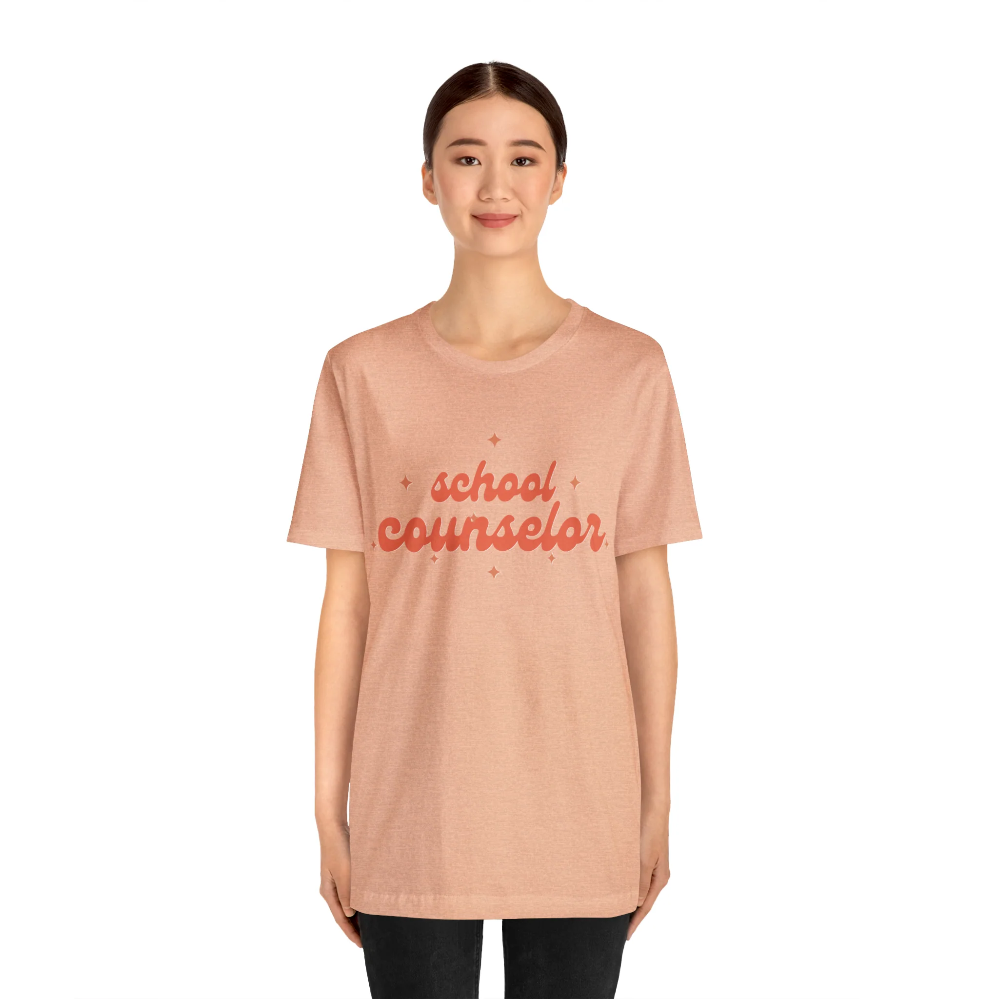 School Counselor Star Tee - Image 88