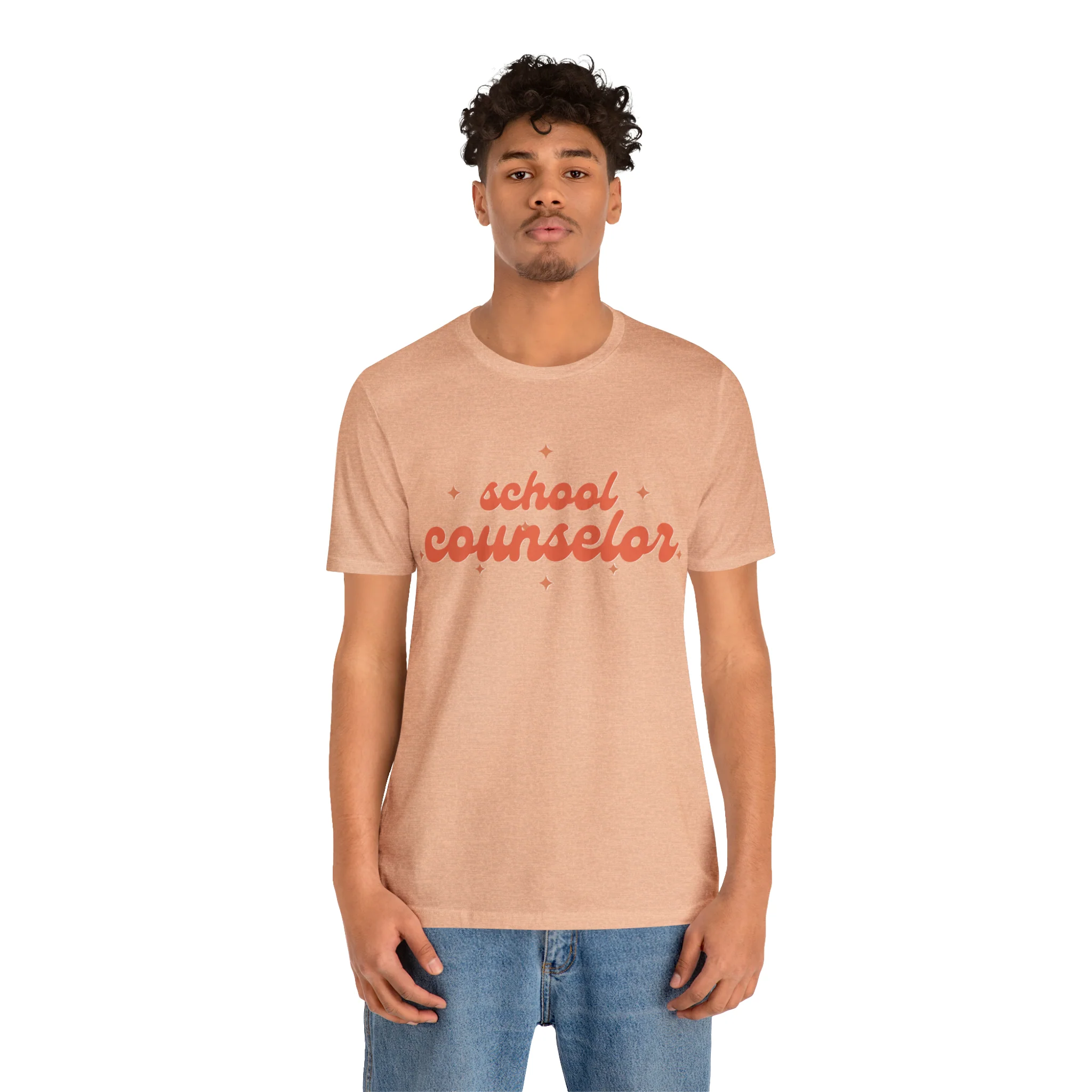 School Counselor Star Tee - Image 89