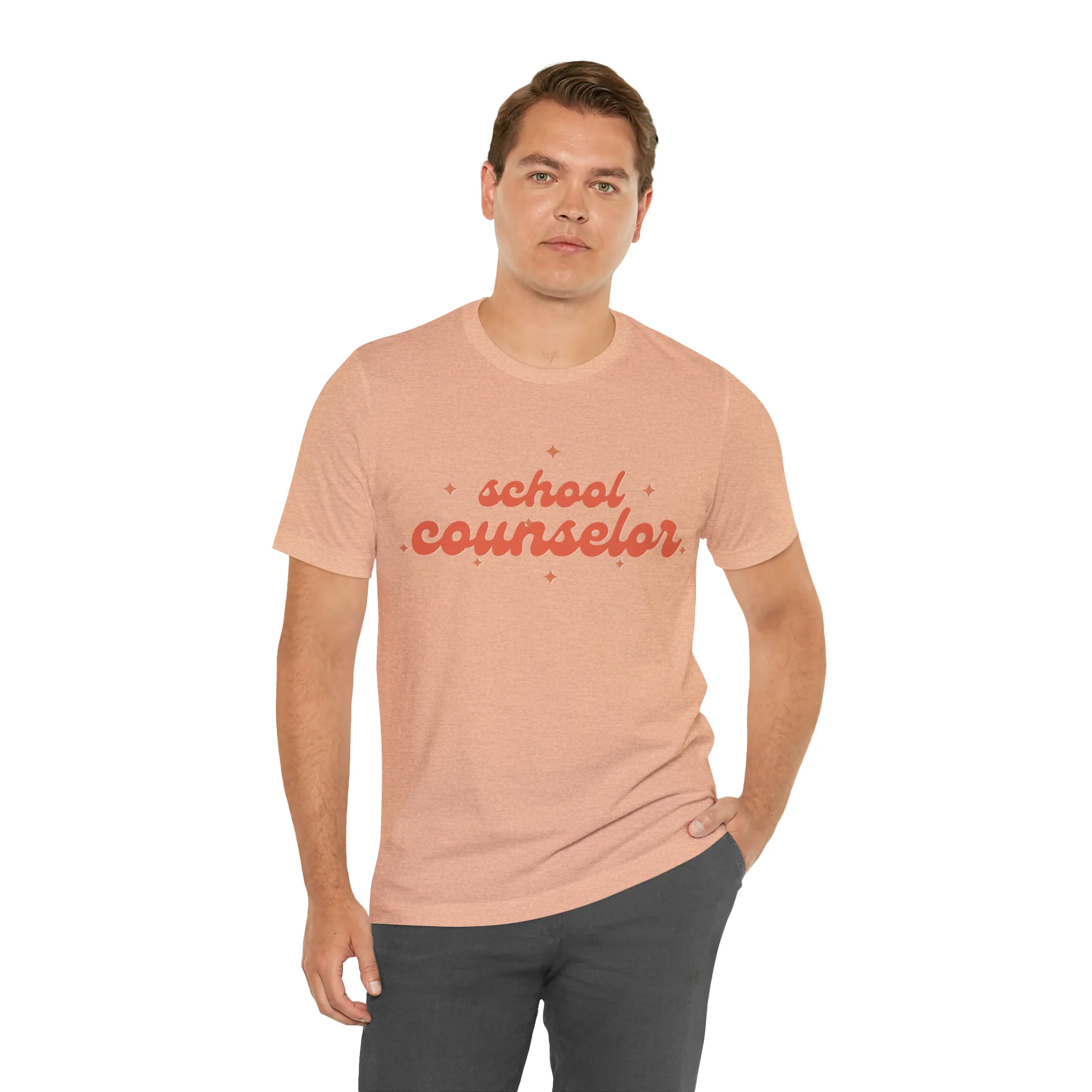 School Counselor Star Tee - Image 91