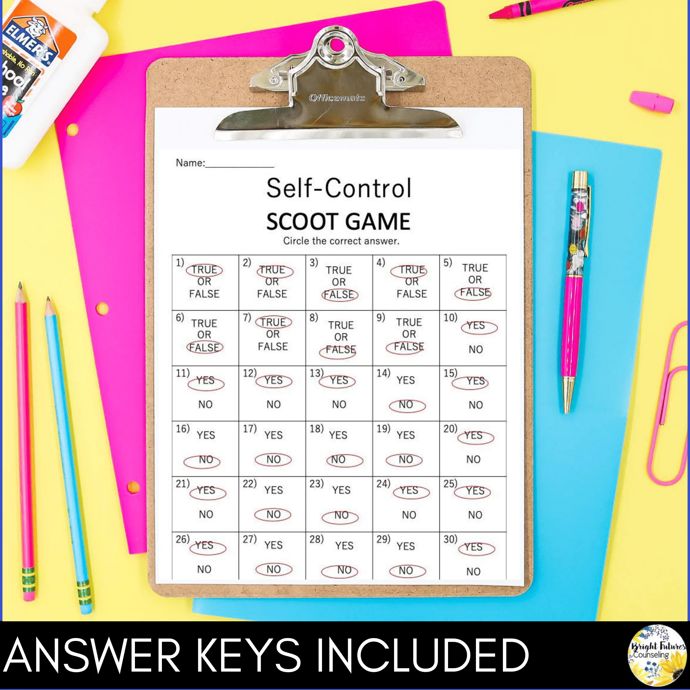 SEL Scoot BUNDLE - School Counseling Games for Growth Mindset, Empathy, & more! - Image 13