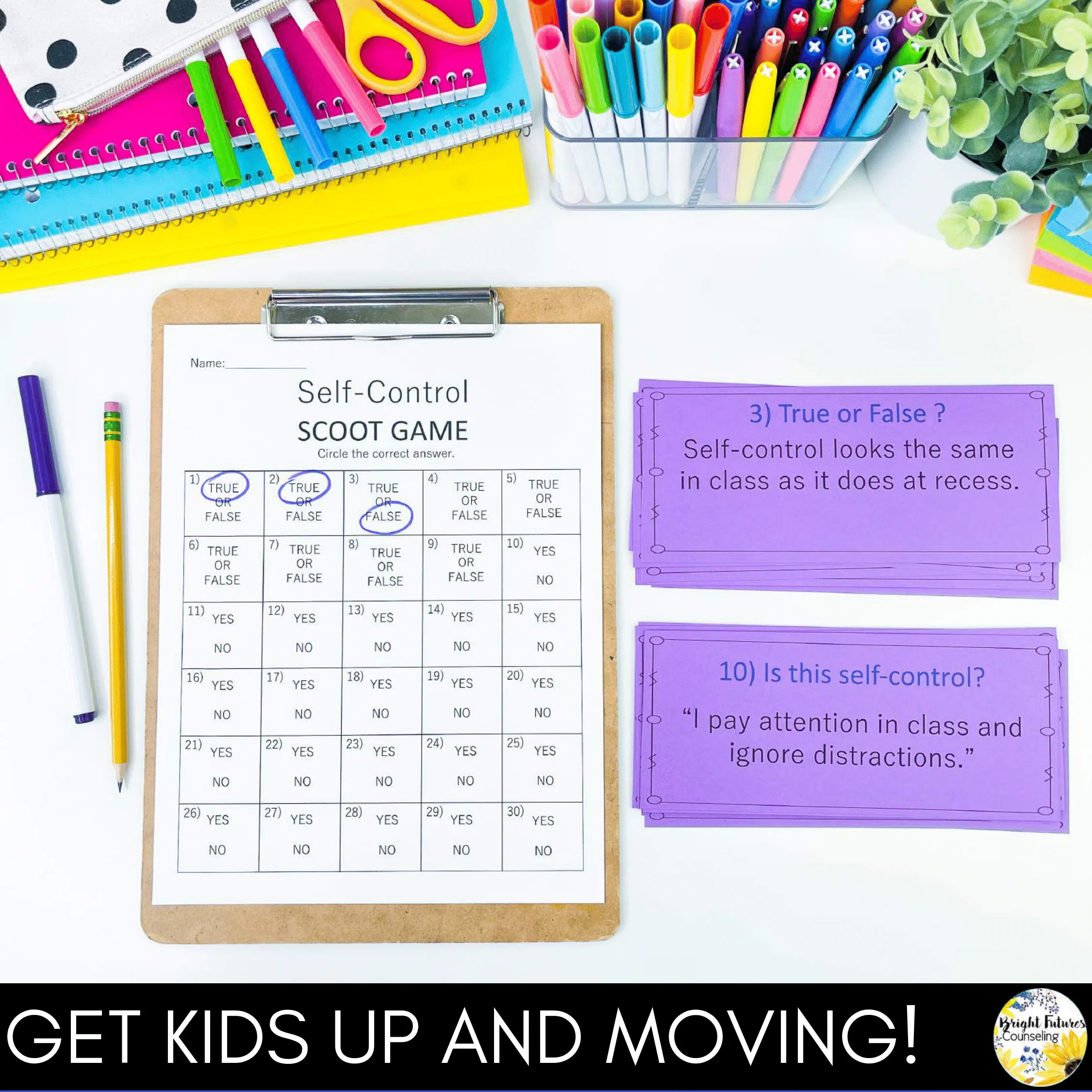 SEL Scoot BUNDLE - School Counseling Games for Growth Mindset, Empathy, & more! - Image 3
