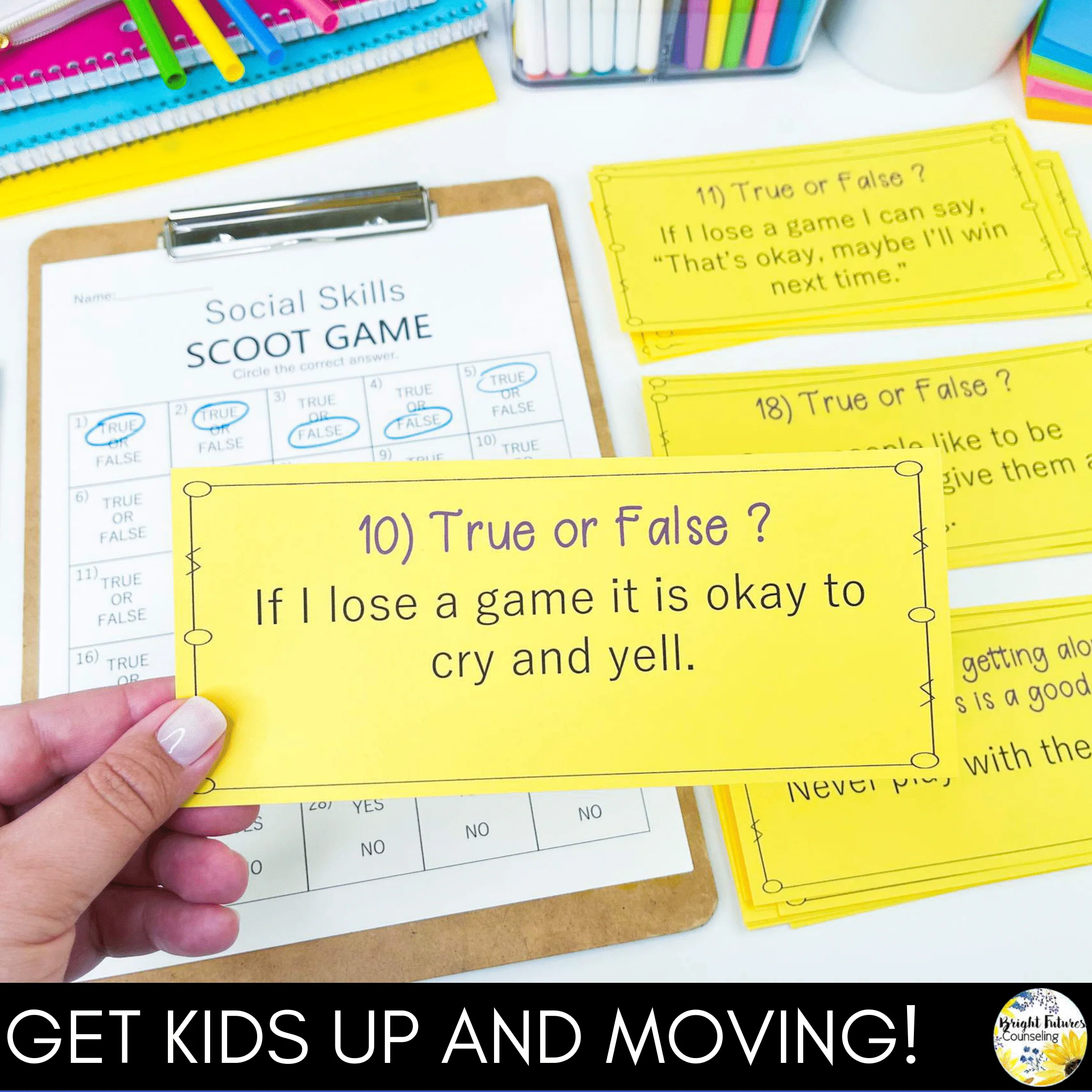 SEL Scoot BUNDLE - School Counseling Games for Growth Mindset, Empathy, & more! - Image 4