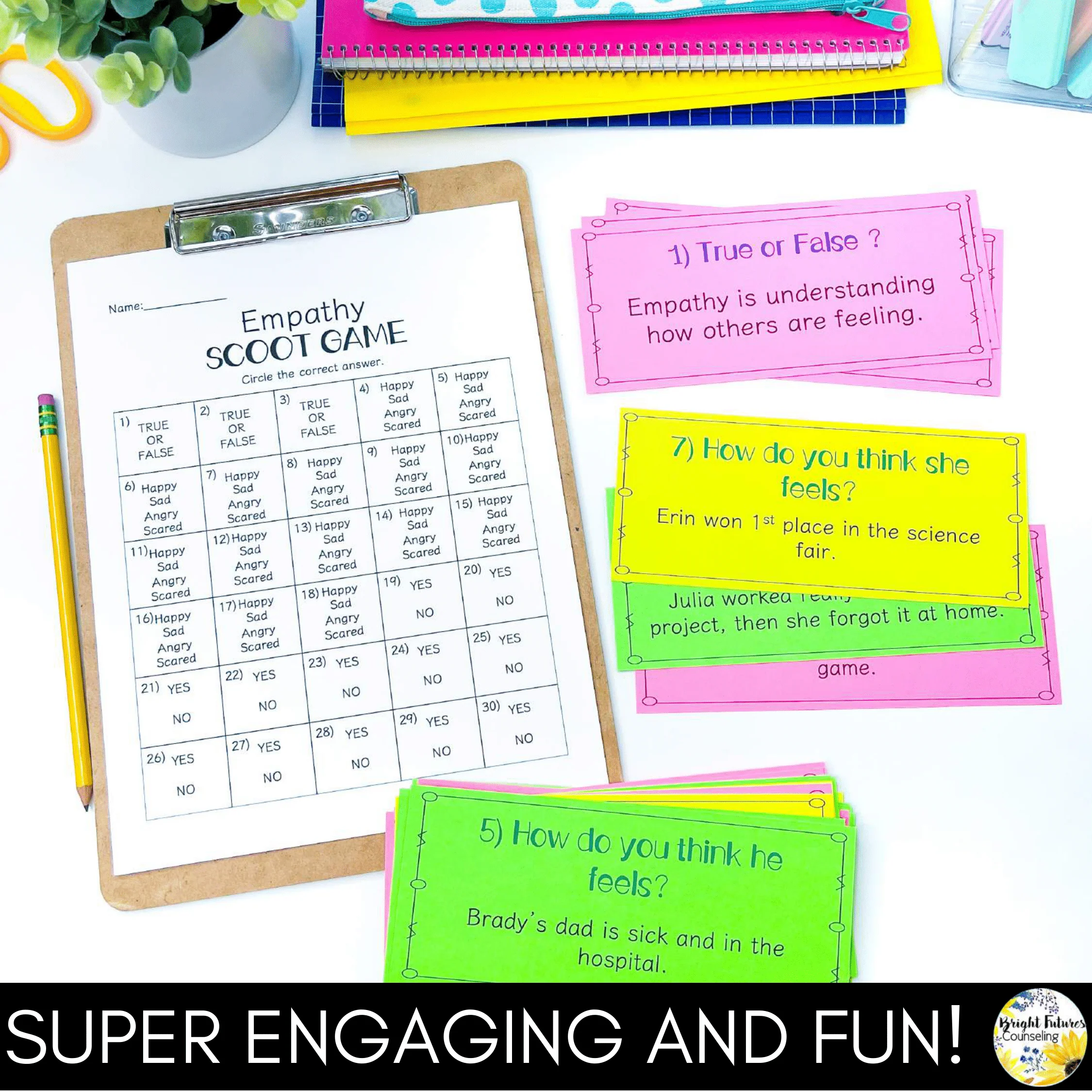 SEL Scoot BUNDLE - School Counseling Games for Growth Mindset, Empathy, & more! - Image 9