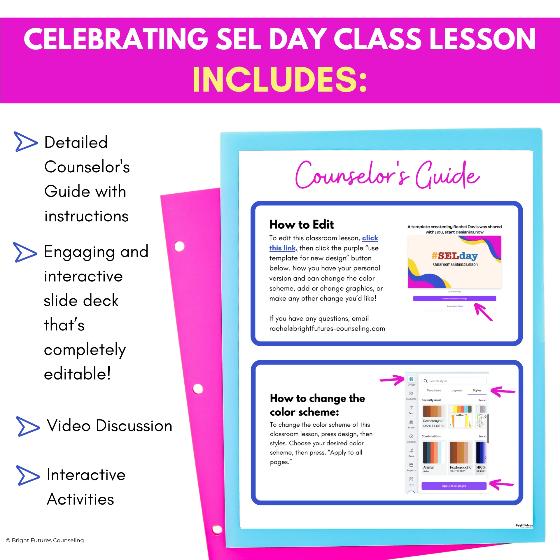 SEL Day Lesson- ASCA Awareness School Counseling Lesson - Image 4