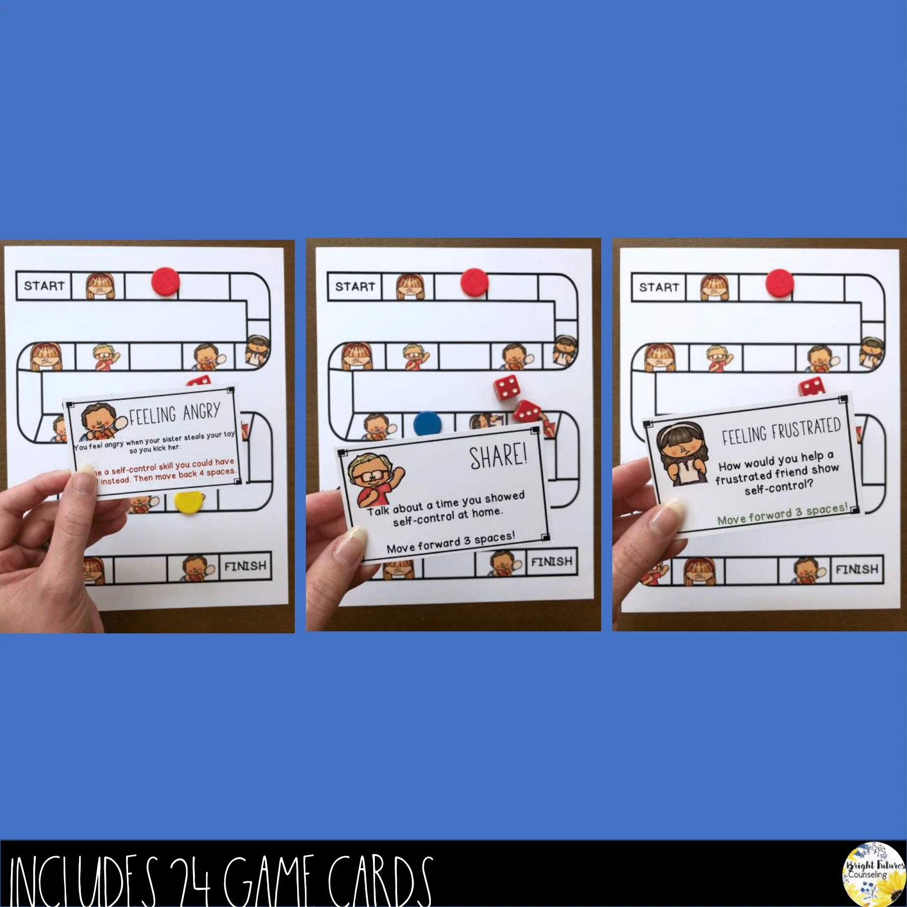 Self-Control Board Game + Digital School Counseling Game - Image 7