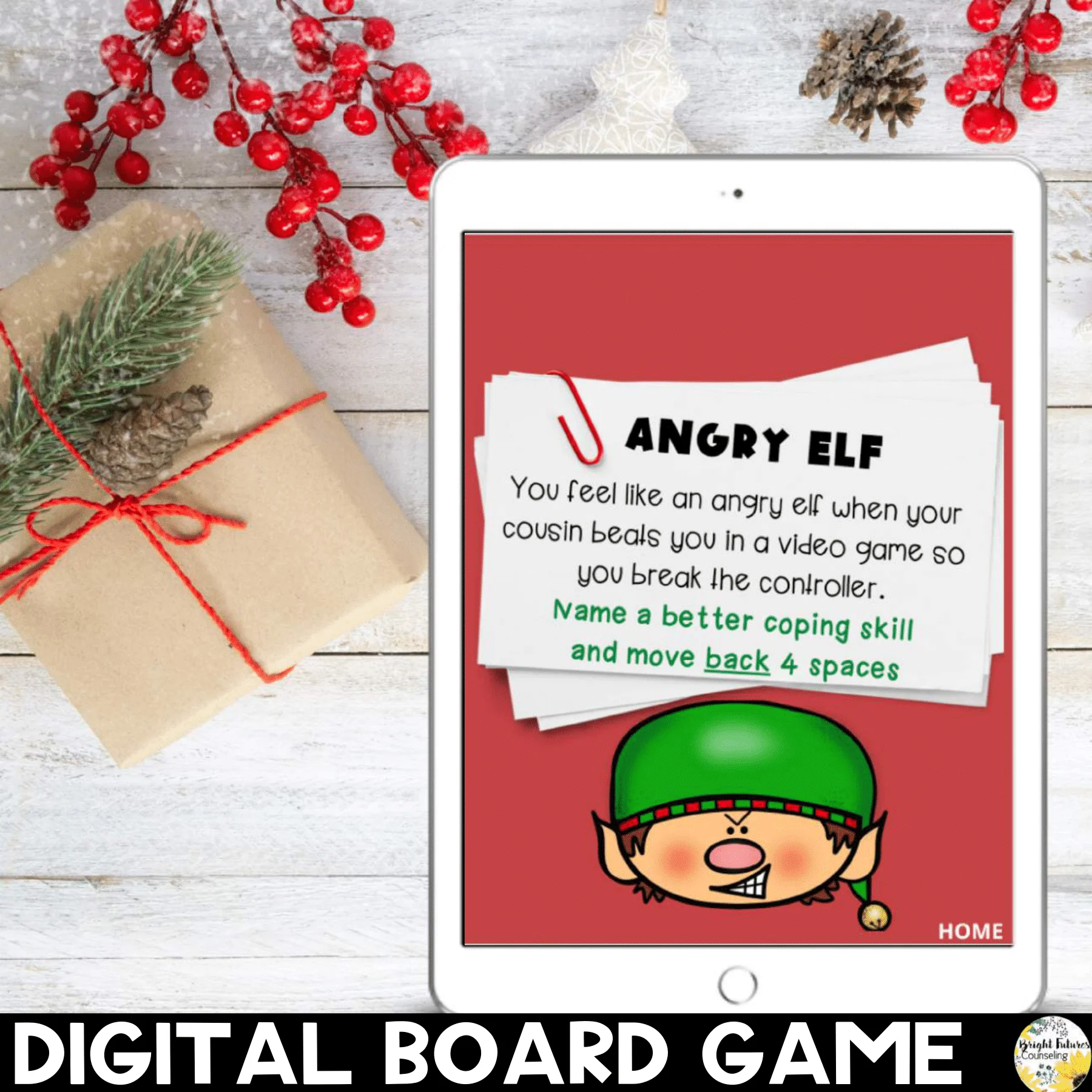 sELF-Control Christmas Game + Google Slides Digital Holiday Board Game - Image 10