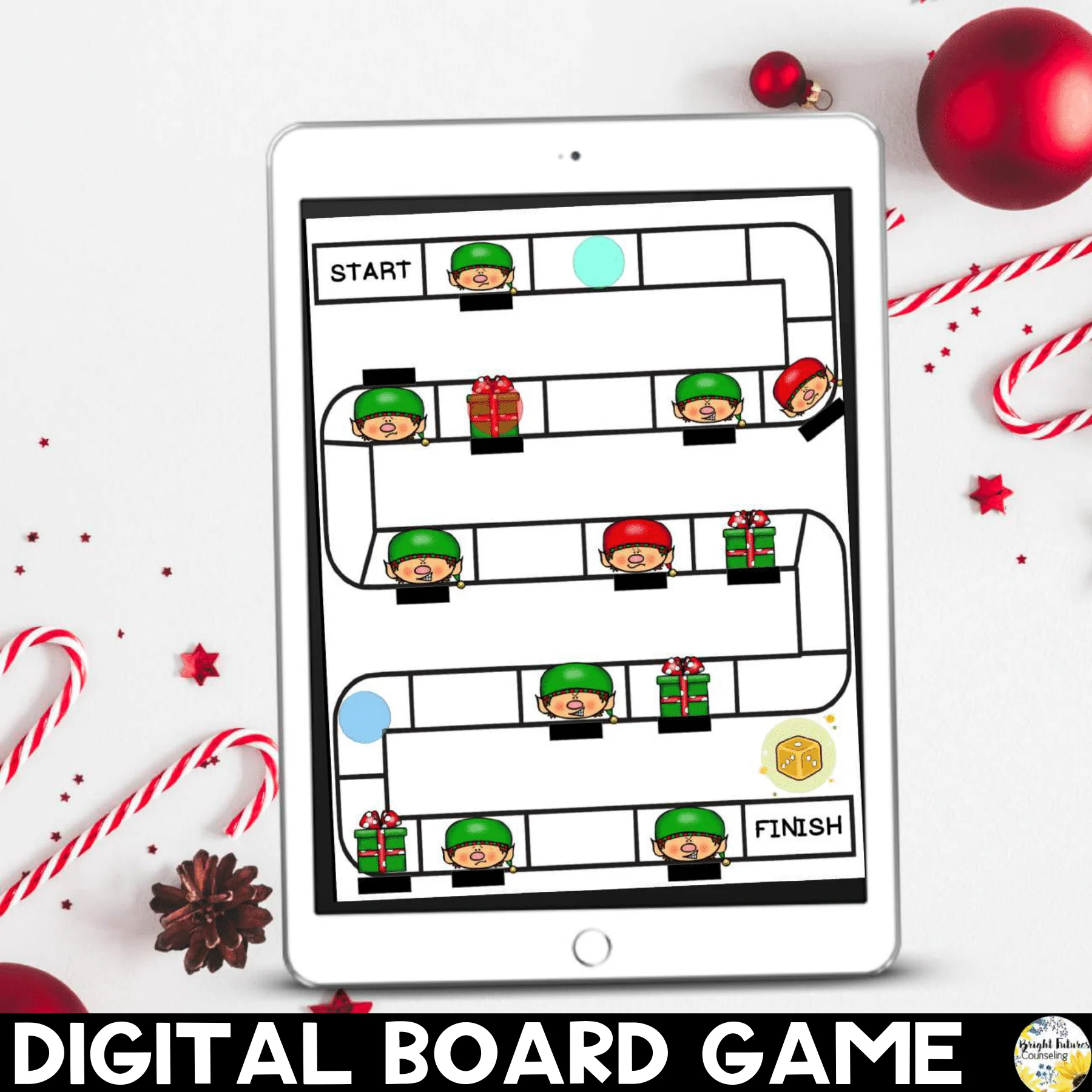 sELF-Control Christmas Game + Google Slides Digital Holiday Board Game - Image 9