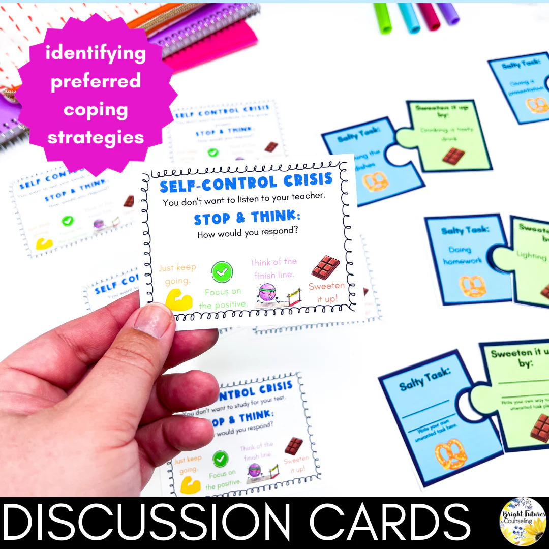 Self-Control Coping Skills Activities for Elementary - Image 12