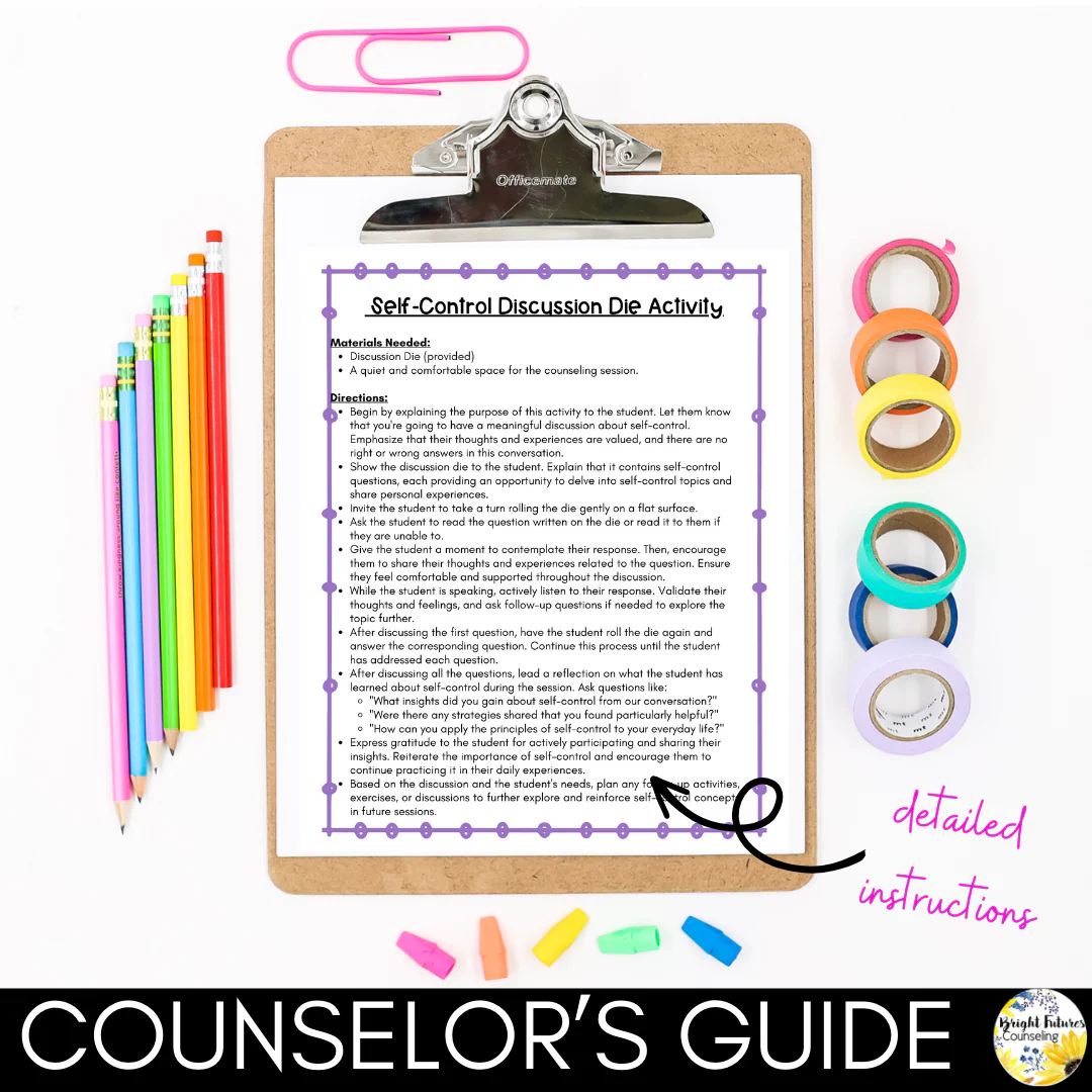 Self-Control Coping Skills Activities for Primary - Image 4