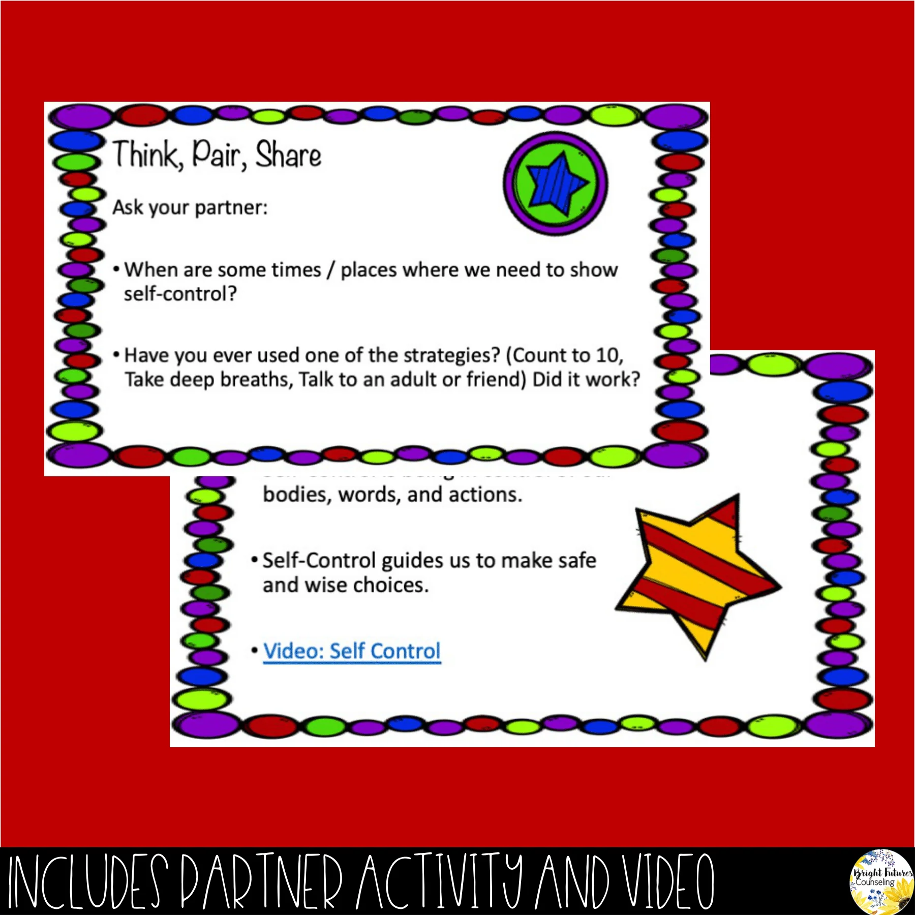 SELF-CONTROL Guidance Lesson + Editable Google Slides Version - Image 4