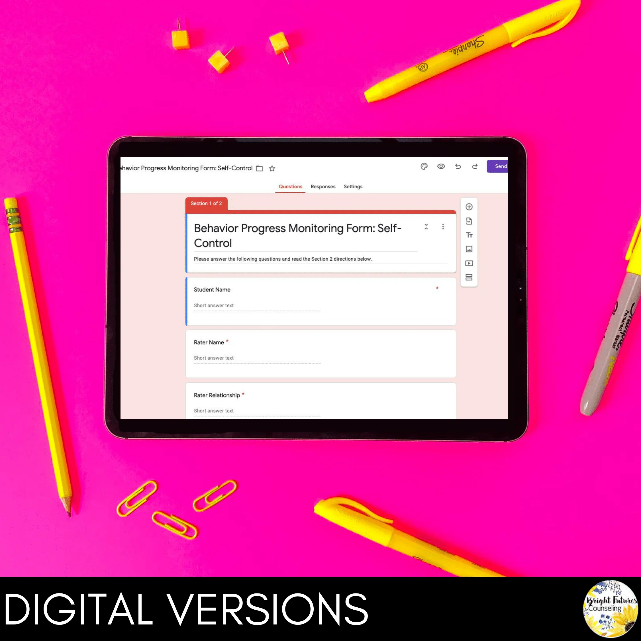 Self-Control Individual Counseling Curriculum + Data Tracking Tools - Image 11