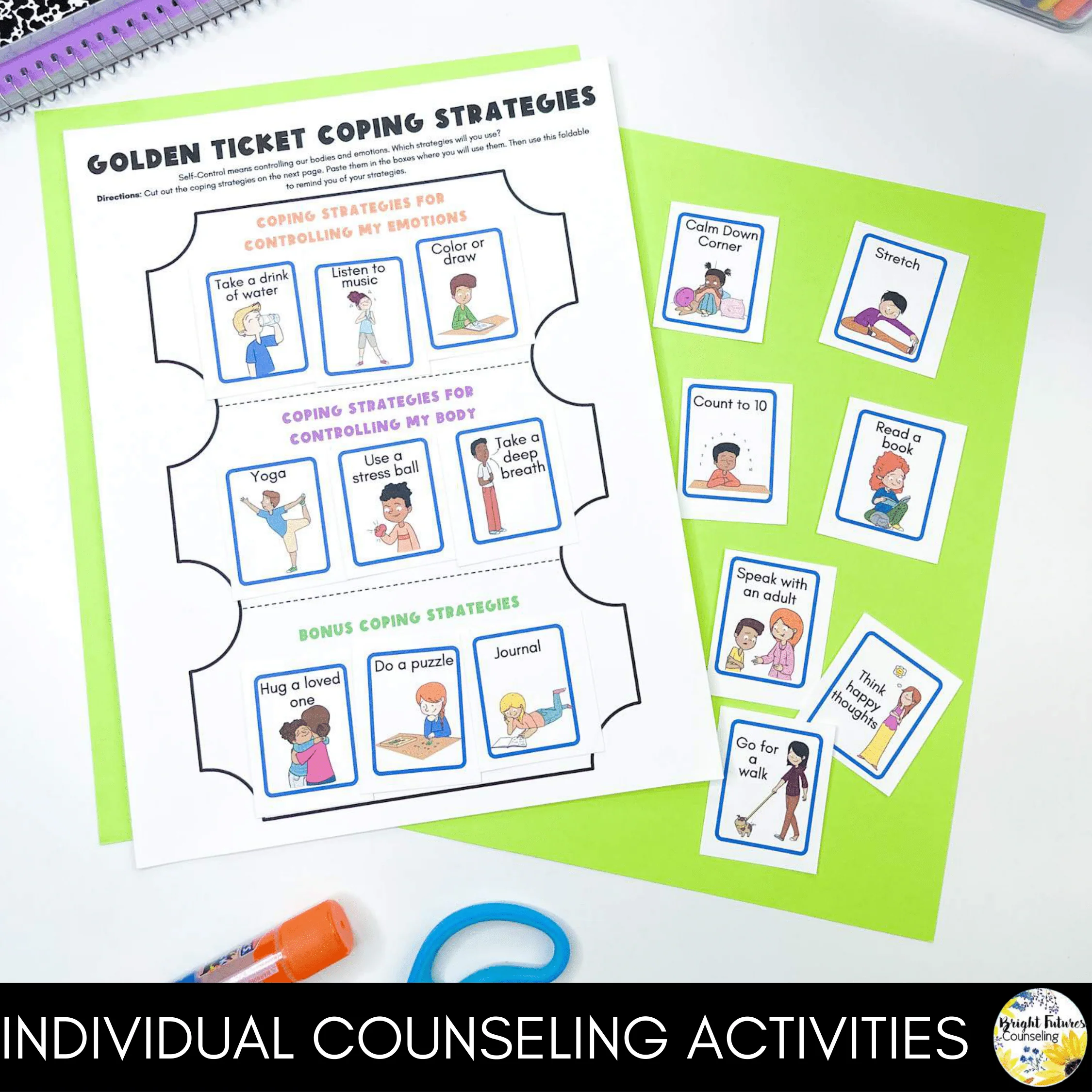 Self-Control Individual Counseling Curriculum + Data Tracking Tools - Image 7