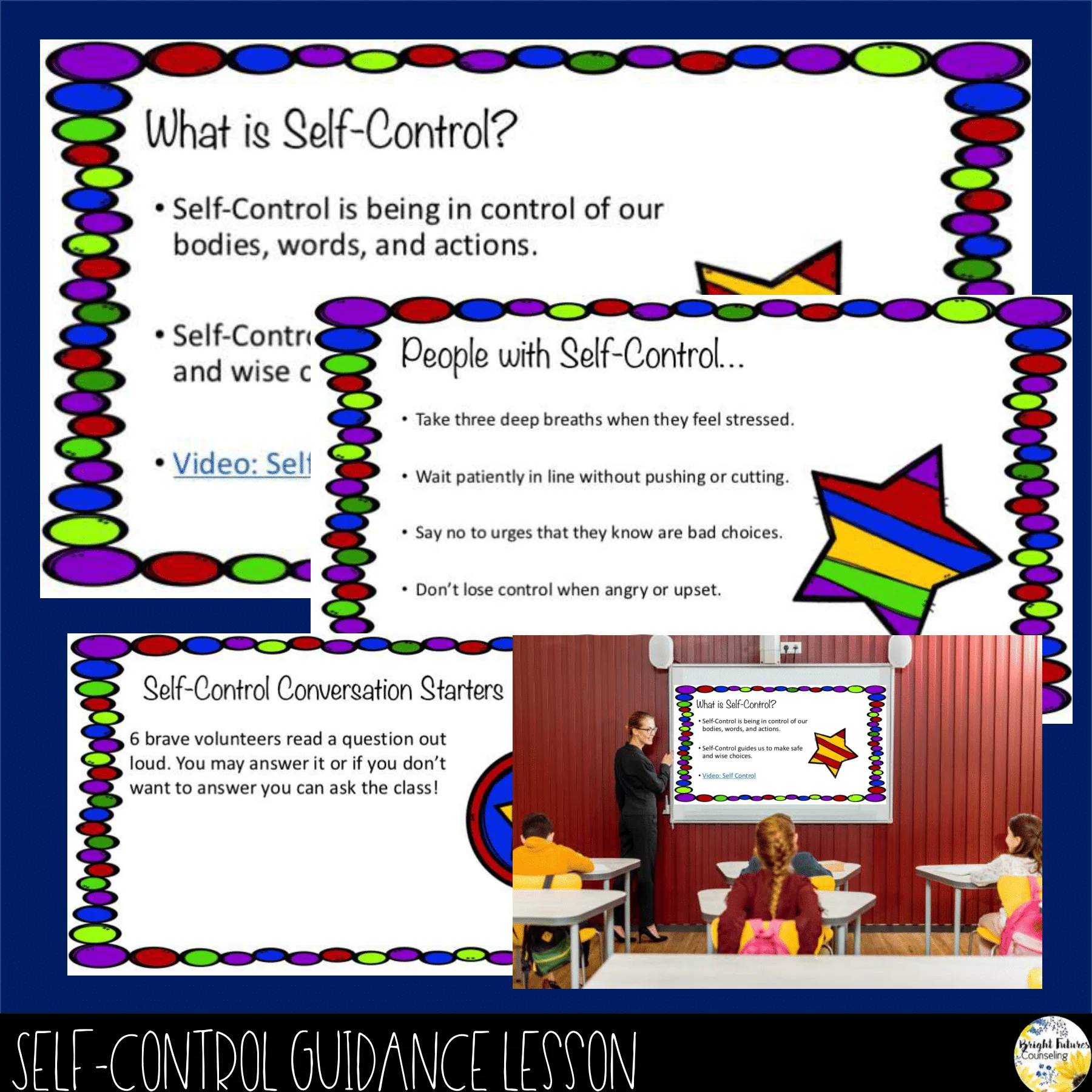 Self-Control Mega Bundle - Small Groups, Class Lessons, Assessments, and Games - Image 11