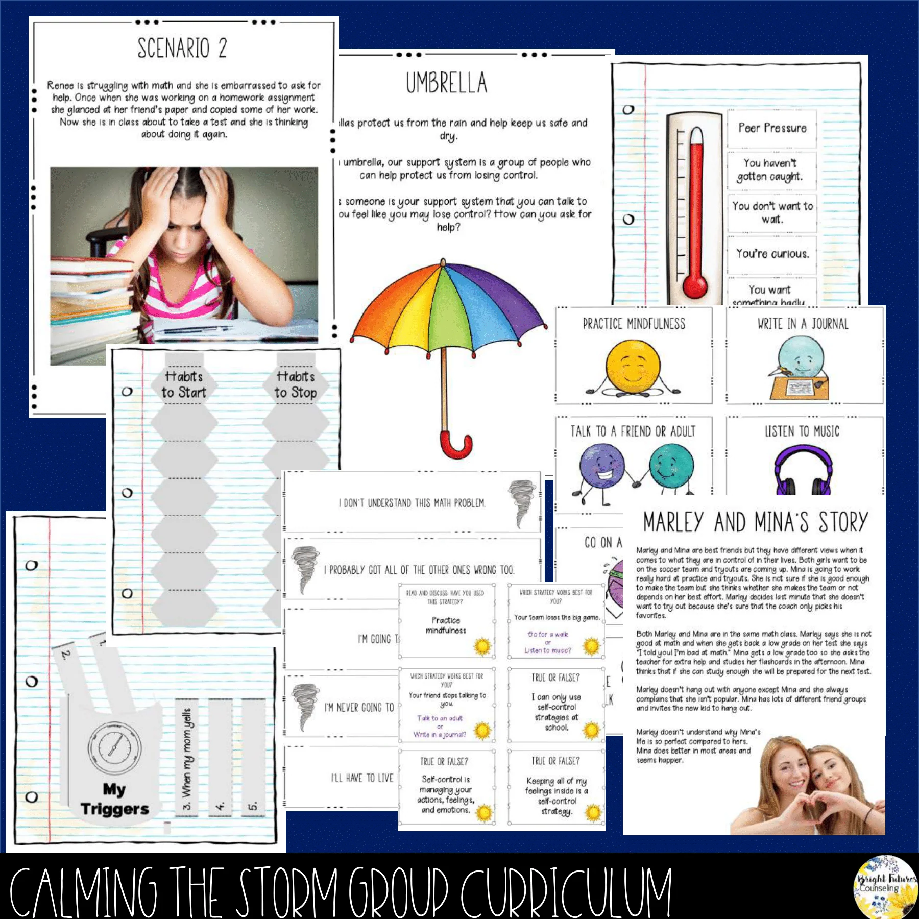Self-Control Mega Bundle - Small Groups, Class Lessons, Assessments, and Games - Image 4