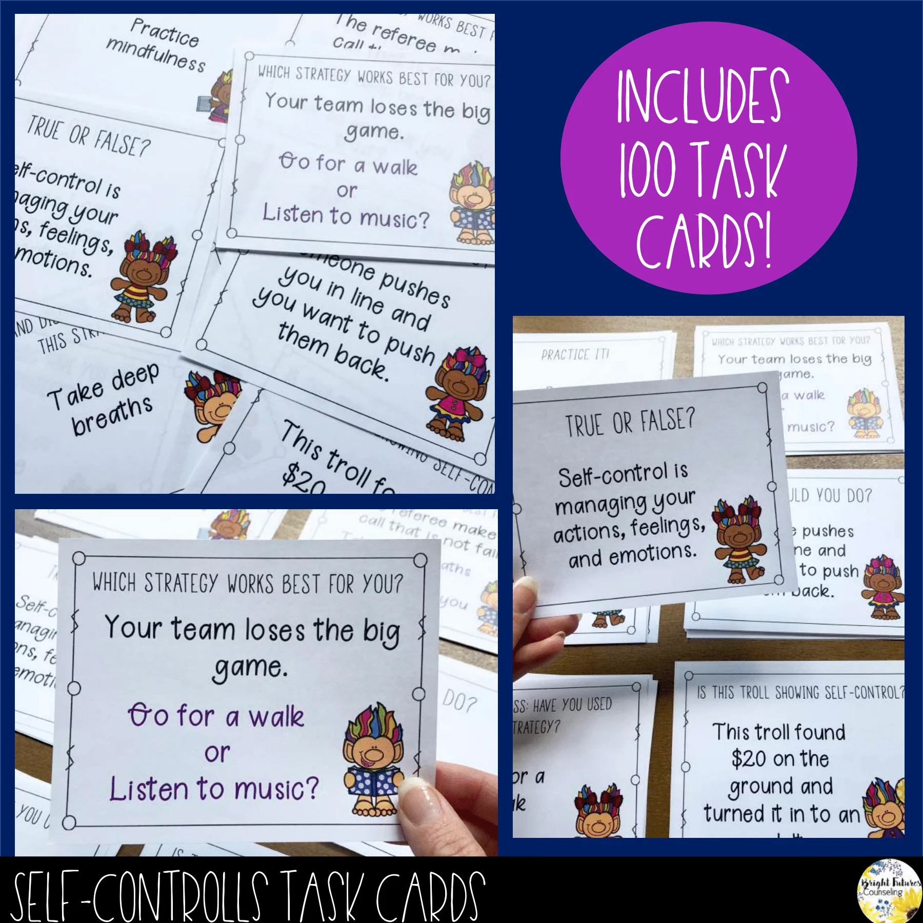 Self-Control Mega Bundle - Small Groups, Class Lessons, Assessments, and Games - Image 6