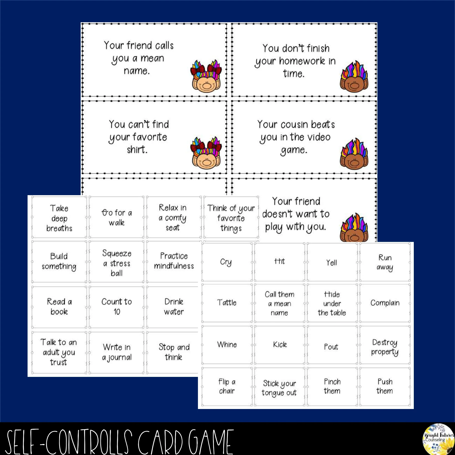 Self-Control Mega Bundle - Small Groups, Class Lessons, Assessments, and Games - Image 7