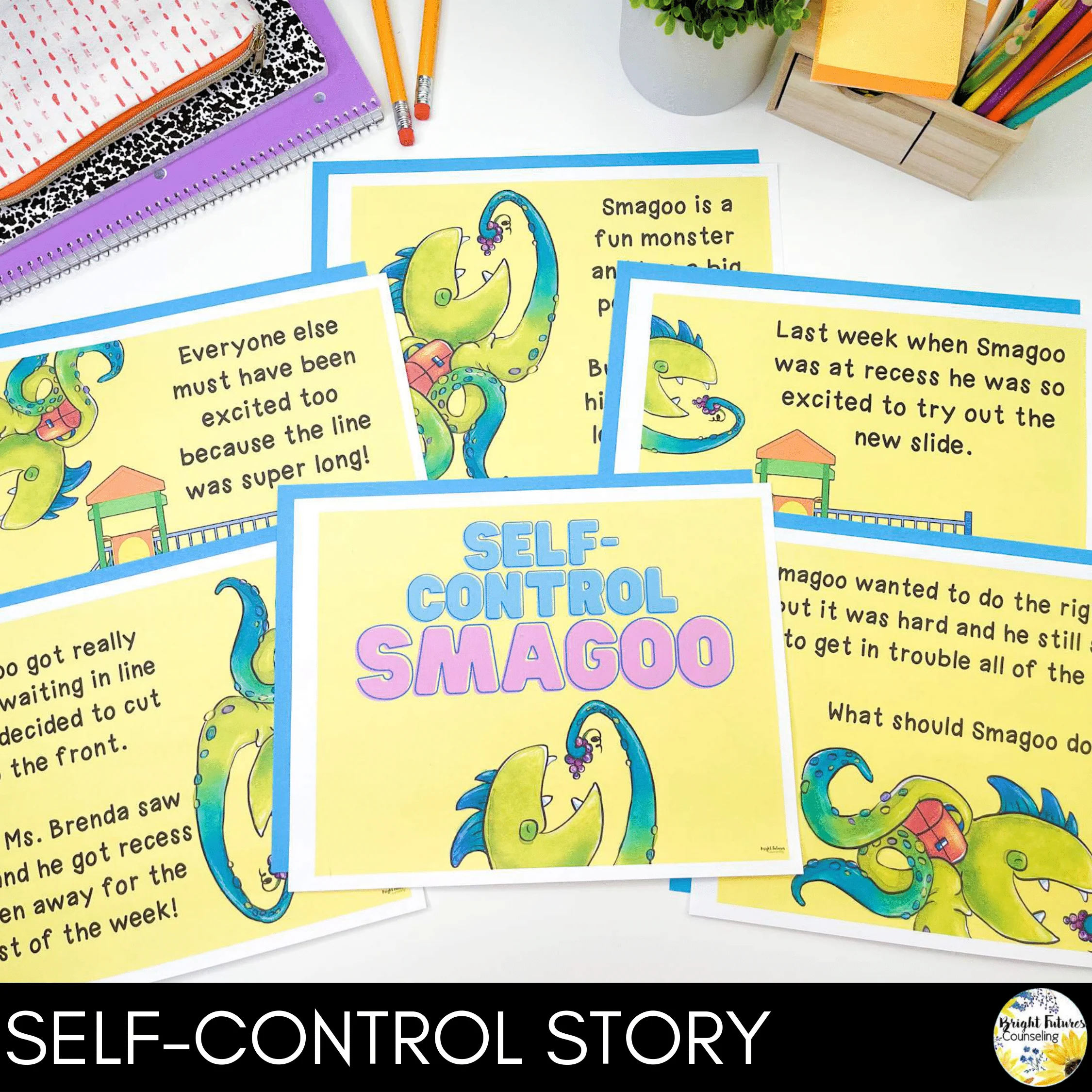 Self-Control School Counseling Guidance Lesson for Primary Students - Image 5