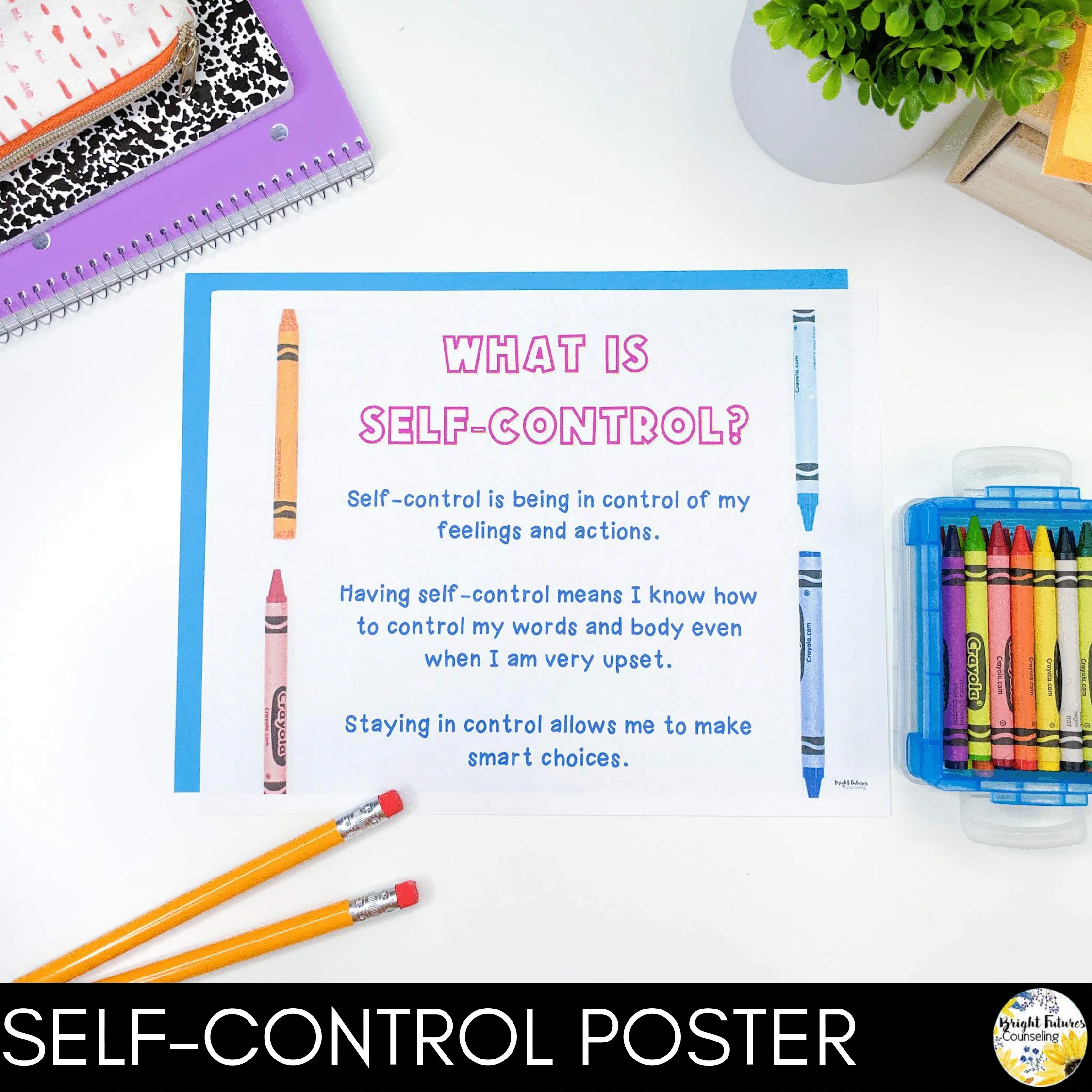 Self-Control School Counseling Guidance Lesson for Primary Students - Image 6