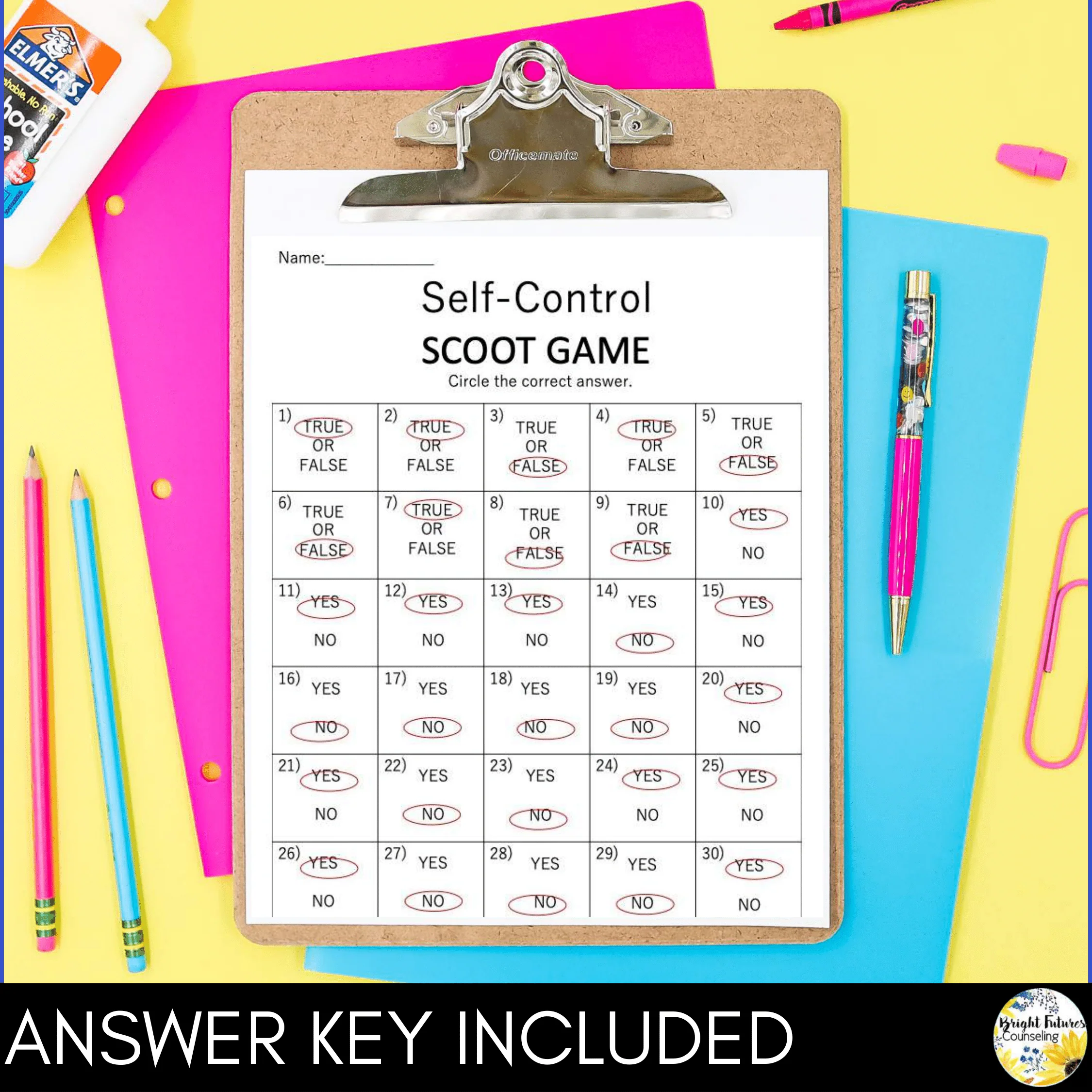 Self-Control Scoot Game Counseling Game - Image 8