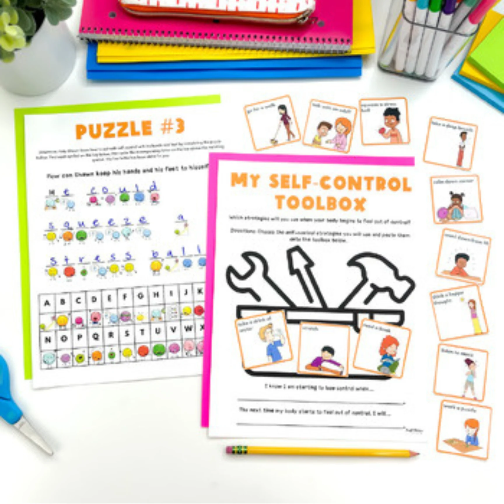 Self-Control Three Tier Curriculum - Research Based School Counseling Program - Image 2