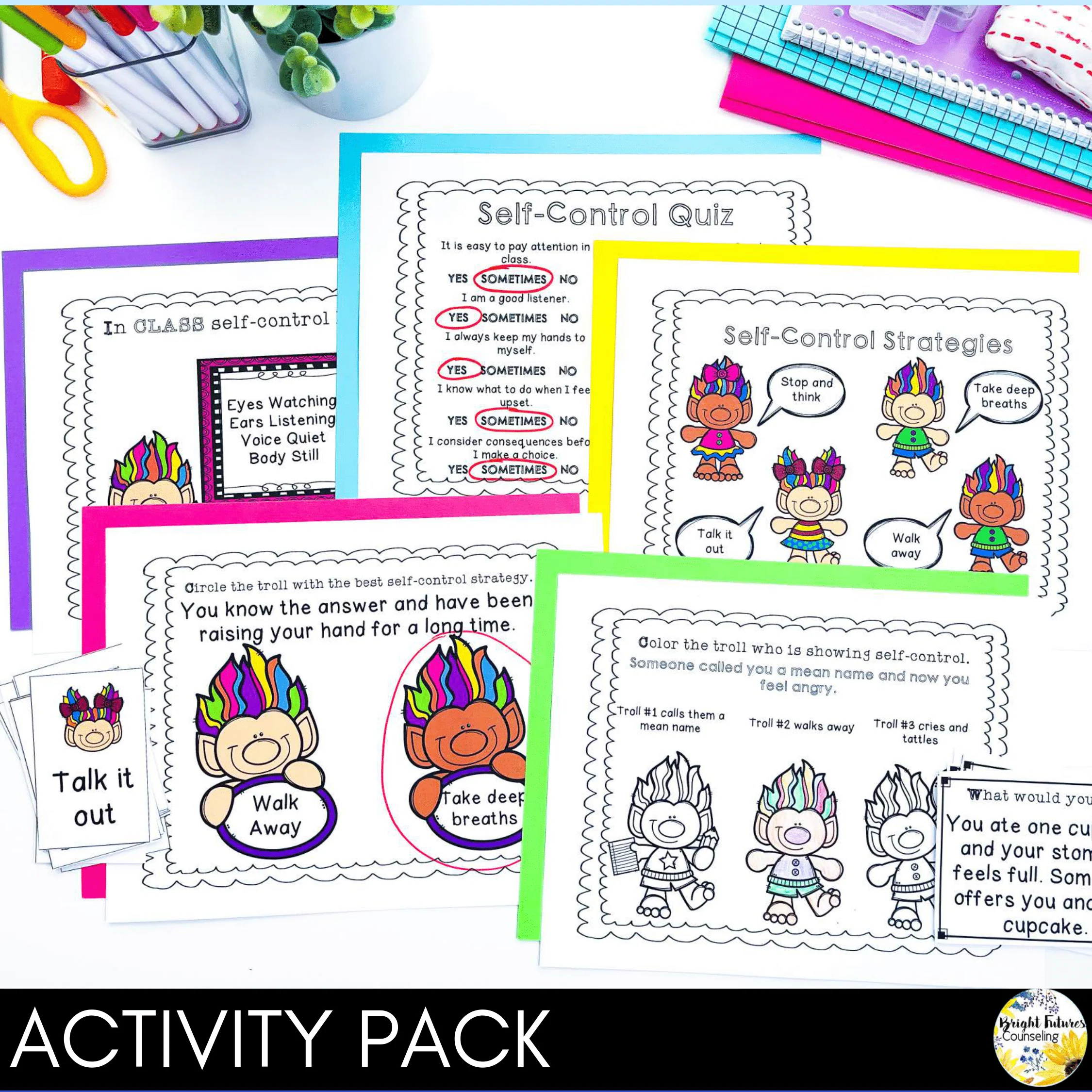 Self-ConTROLLS - Self-Control Activity Pack + Digital Version - Image 2
