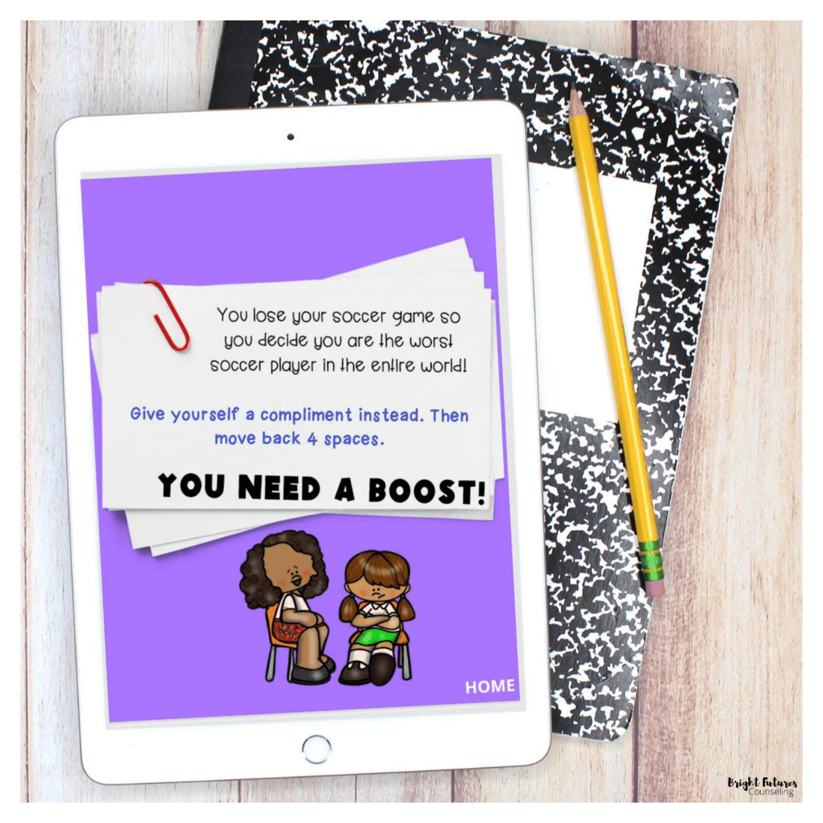 Self-Esteem Board Game - School Counseling Game with Digital Version - Image 7