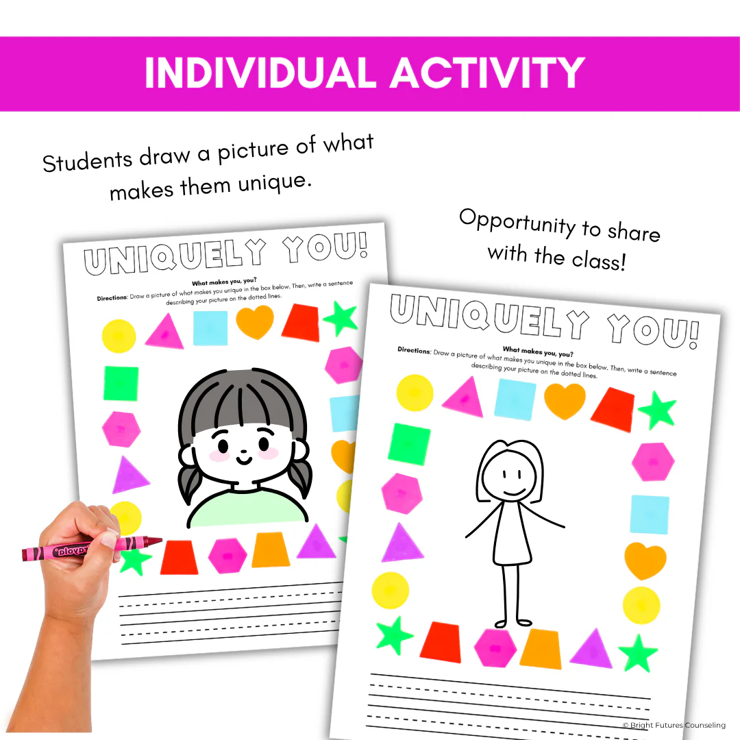 Self-Esteem Counseling Guidance Lesson - Self-Esteem & Confidence Activities - Image 11