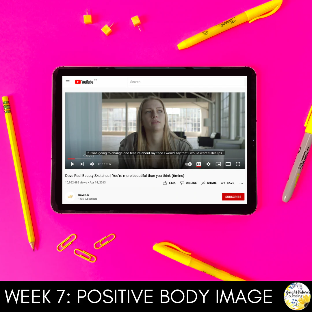 Self-Esteem Girls Counseling Group - Love Your Selfie Girls Confidence Group - Image 19