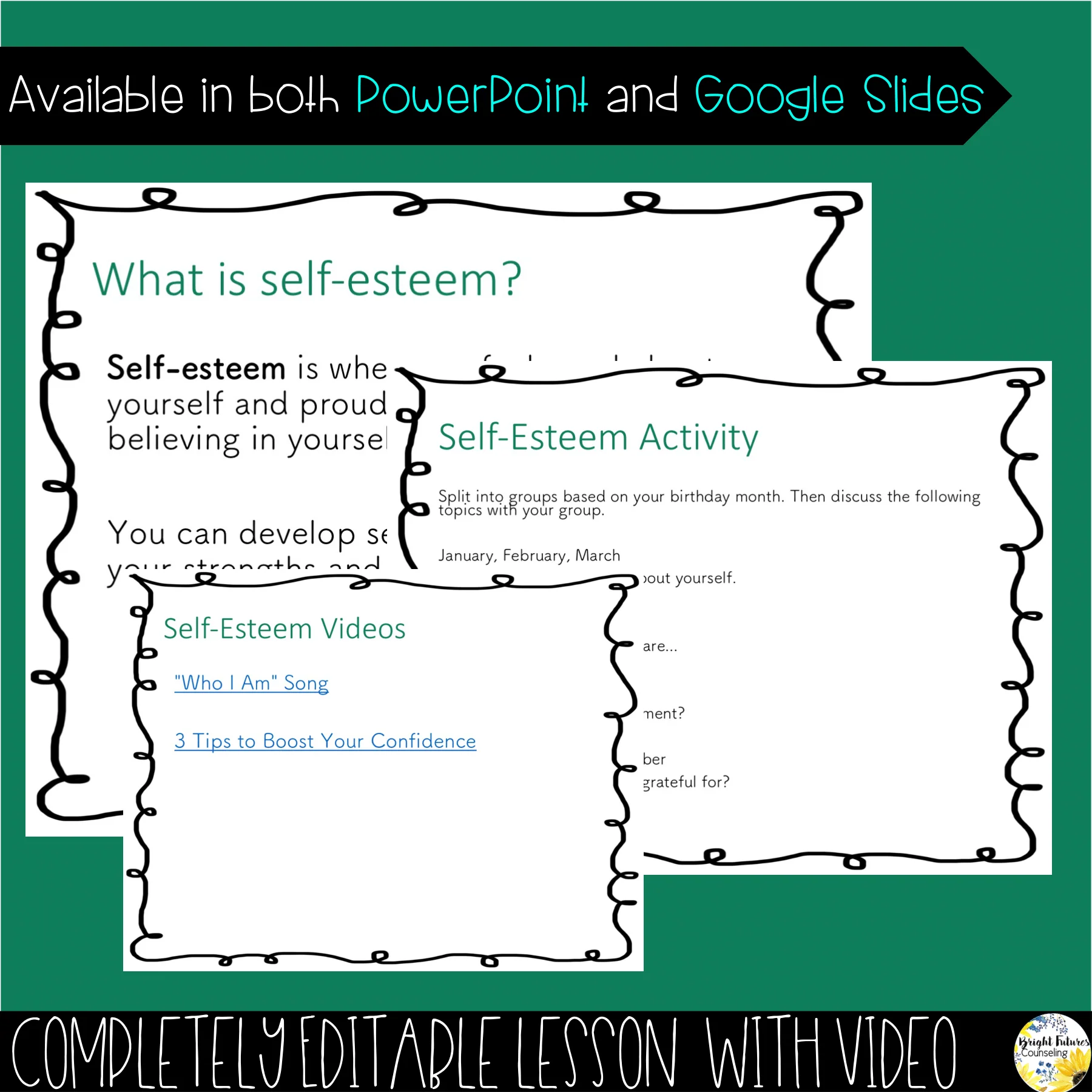 SELF-ESTEEM Guidance Lesson, Activity, and Video with Digital Version - Image 2