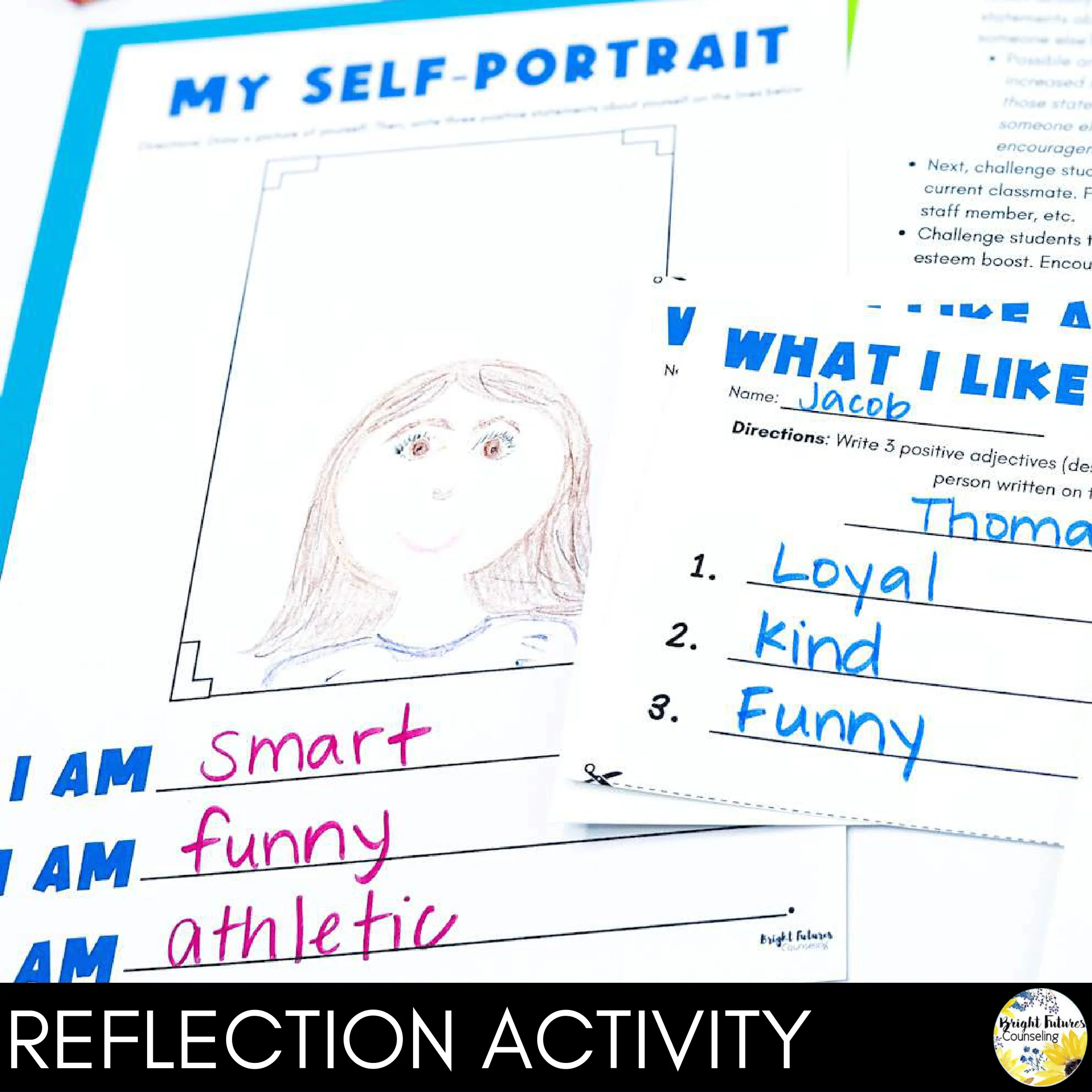 Self-Esteem Lesson for Social Emotional Learning & Elementary School Counseling - Image 7