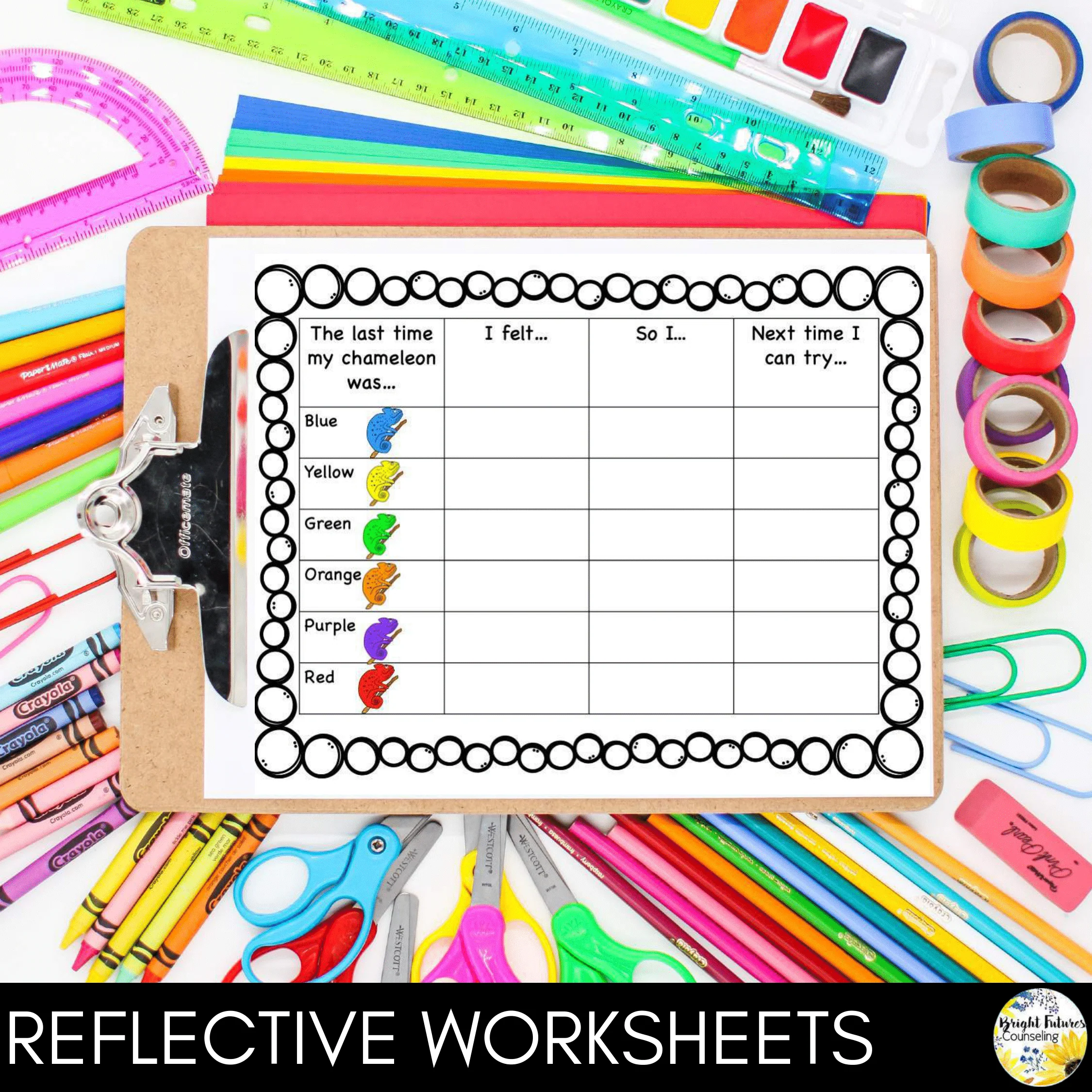 Self-Regulation BUNDLE Self-Regulation Counseling Lesson and Data Tracker - Image 8