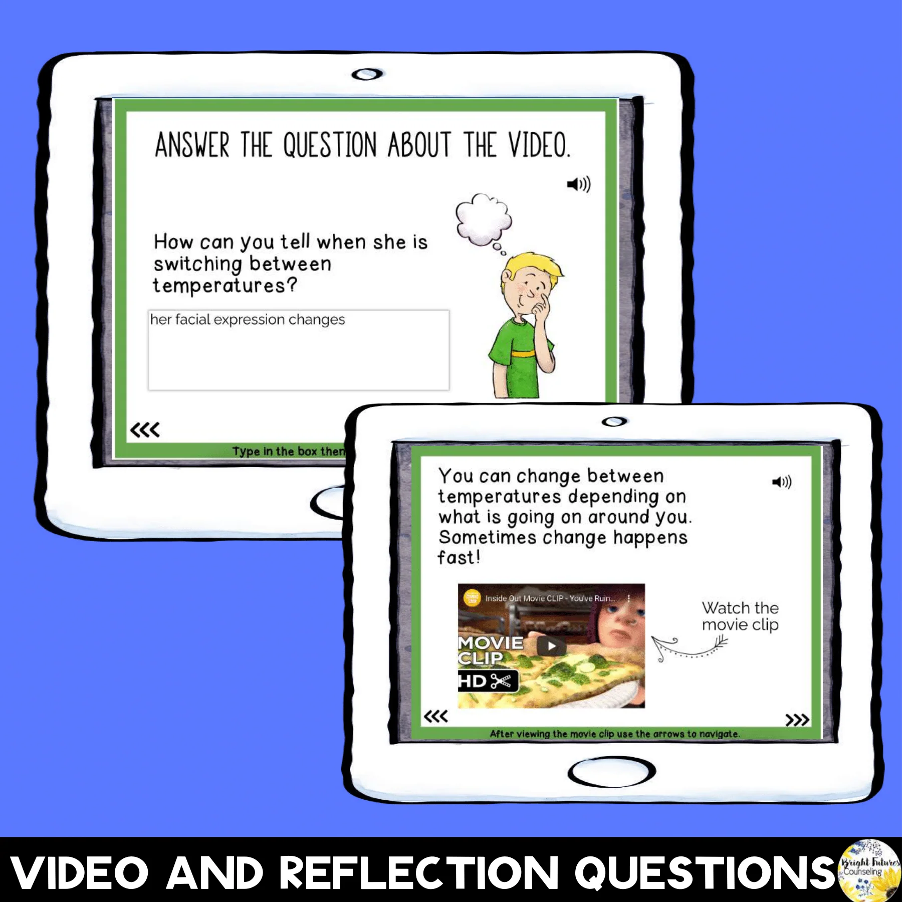 SELF-REGULATION Coping Skills Boom Cards Digital Activity - Counseling Game - Image 7