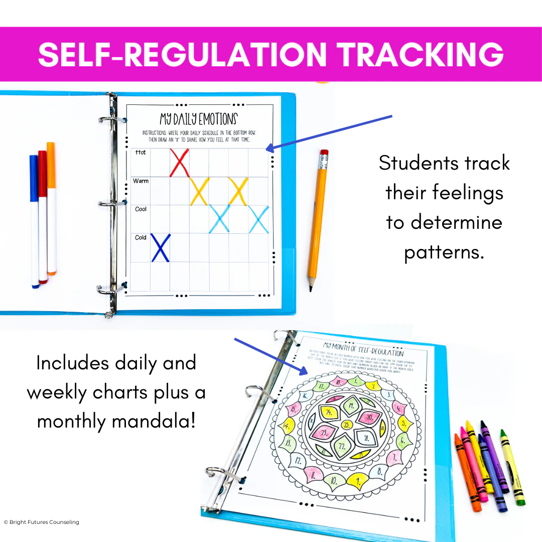 Self-Regulation Coping Skills Journal Emotional Regulation and Managing Emotion - Image 7
