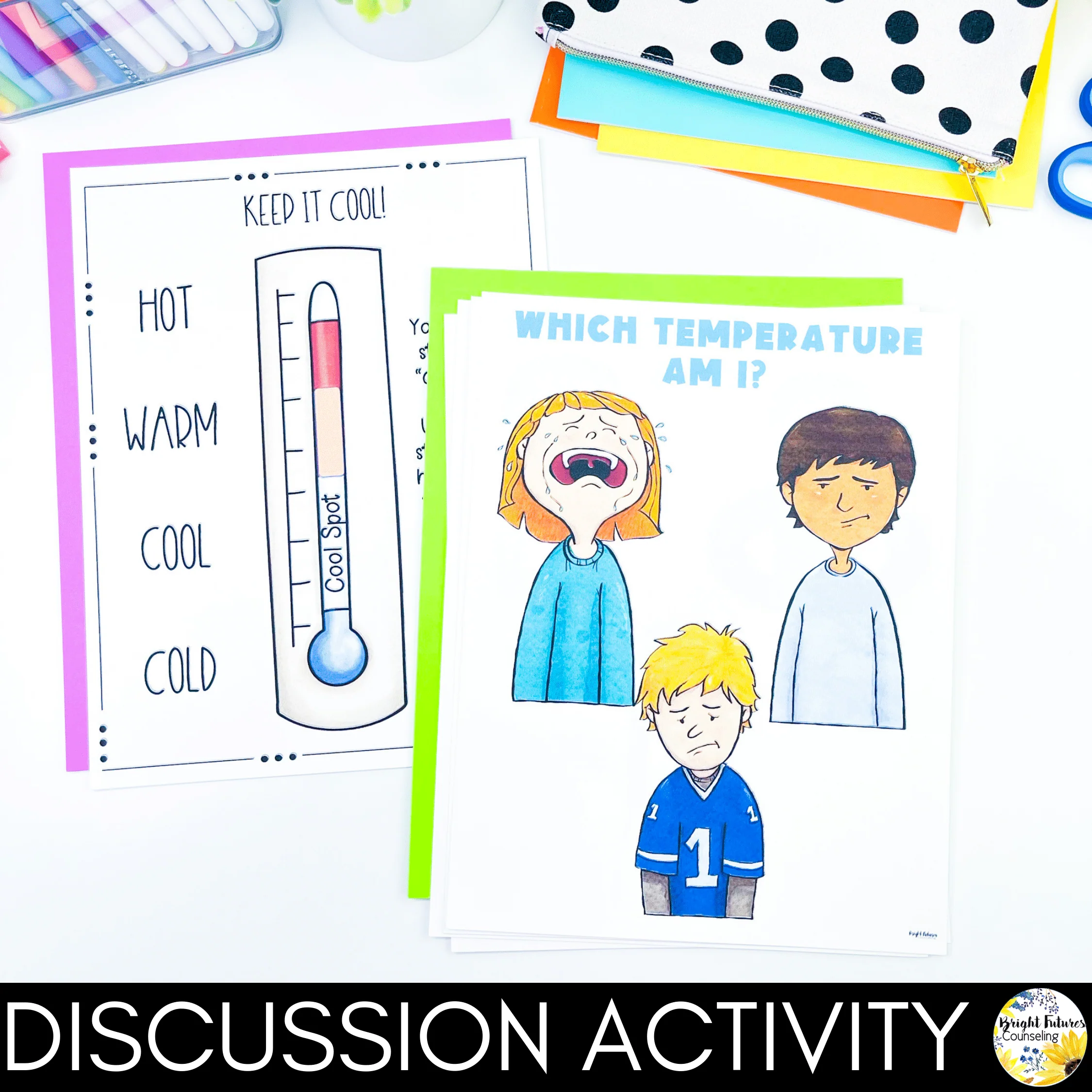 Self-Regulation Lesson for Social Emotional Learning and School Counseling - Image 5