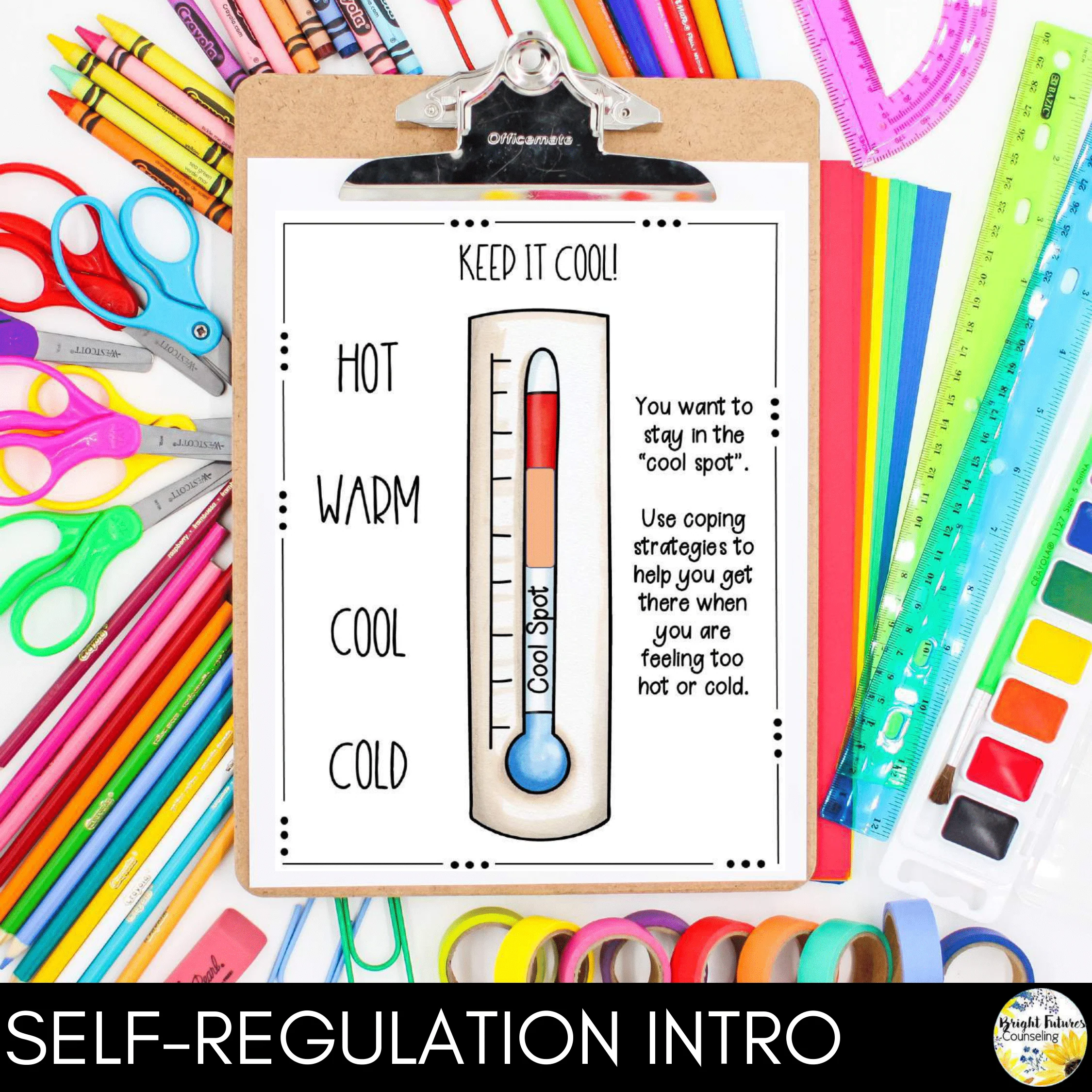 Self-Regulation SUPER BUNDLE Self-Regulation School Counseling Activities - Image 5