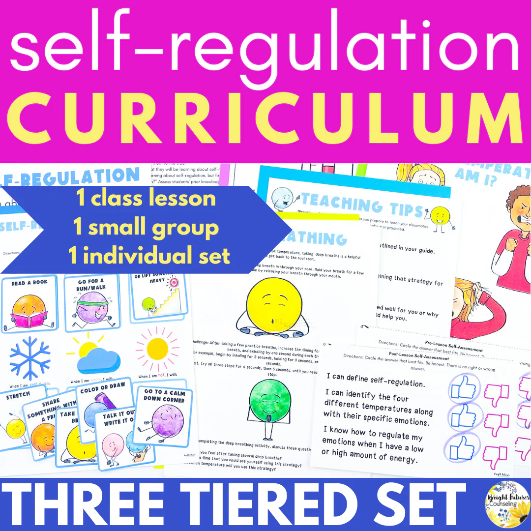 Self-Regulation Coping Strategies 3 Tier Curriculum: Research Based Counseling