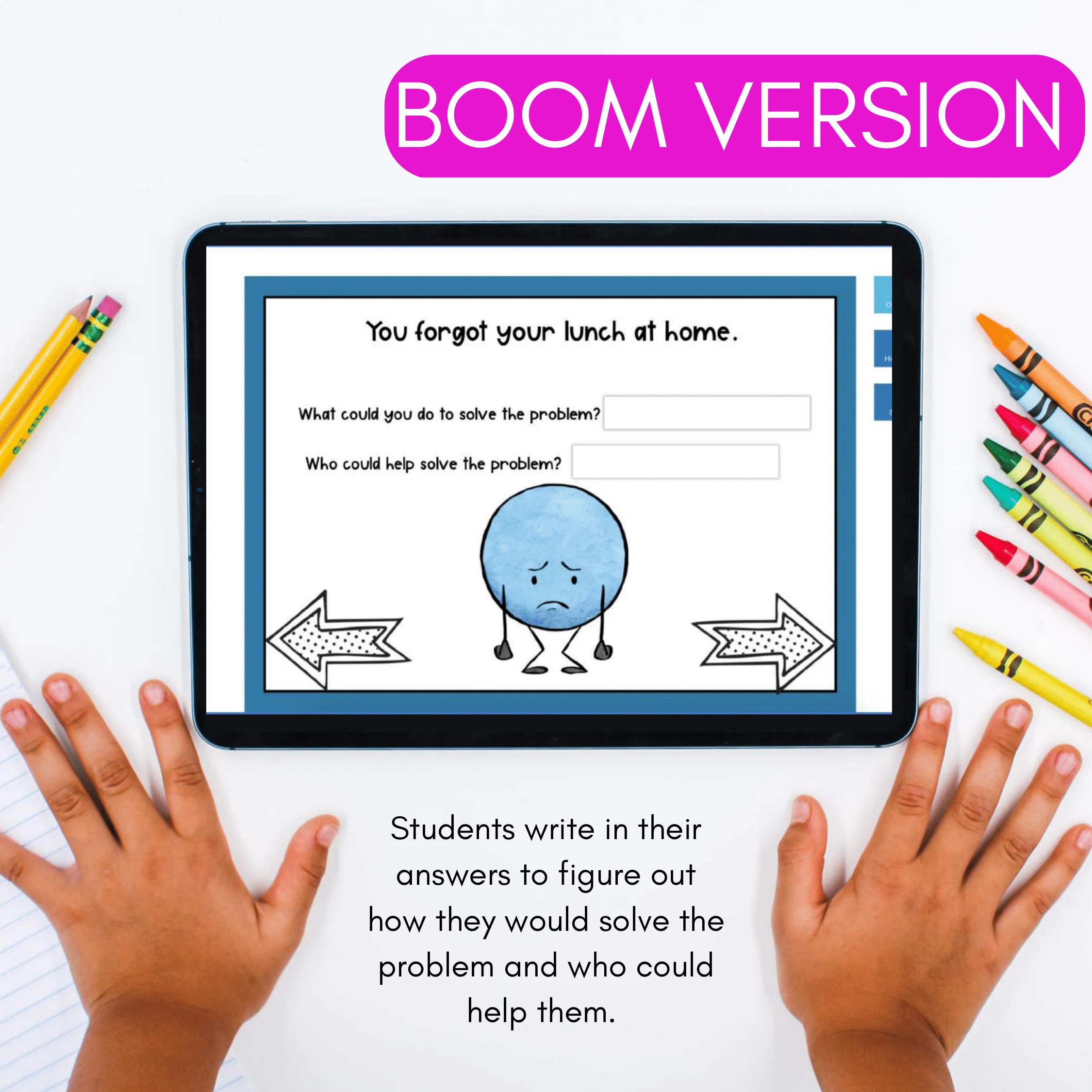 Size of the Problem Digital Activity - Boom Cards & Editable Google Slides Game - Image 4