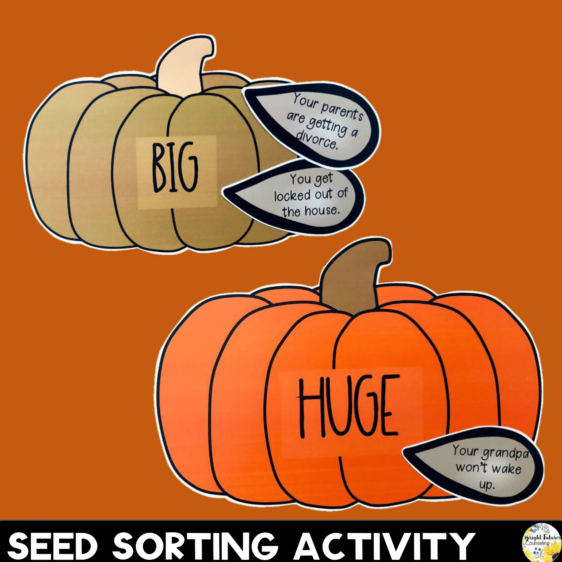 Size of the Problem Pumpkins Fall Bundle + SEL Fall Boom Cards Digital Game - Image 5