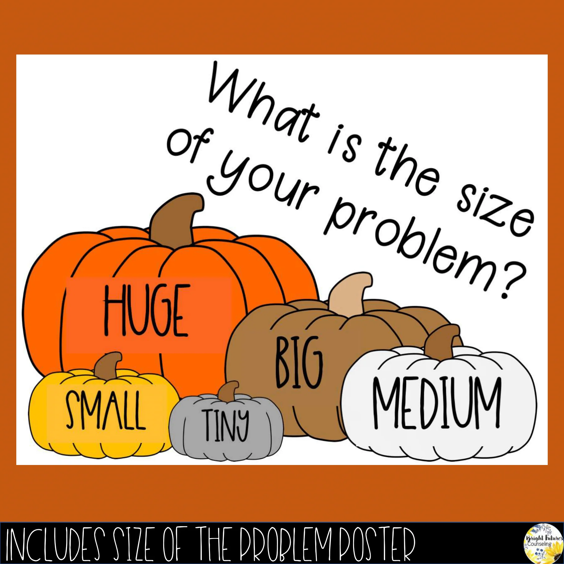 Size of the Problem Pumpkins Flip Book + Fall Themed Self-Regulation Activities - Image 13