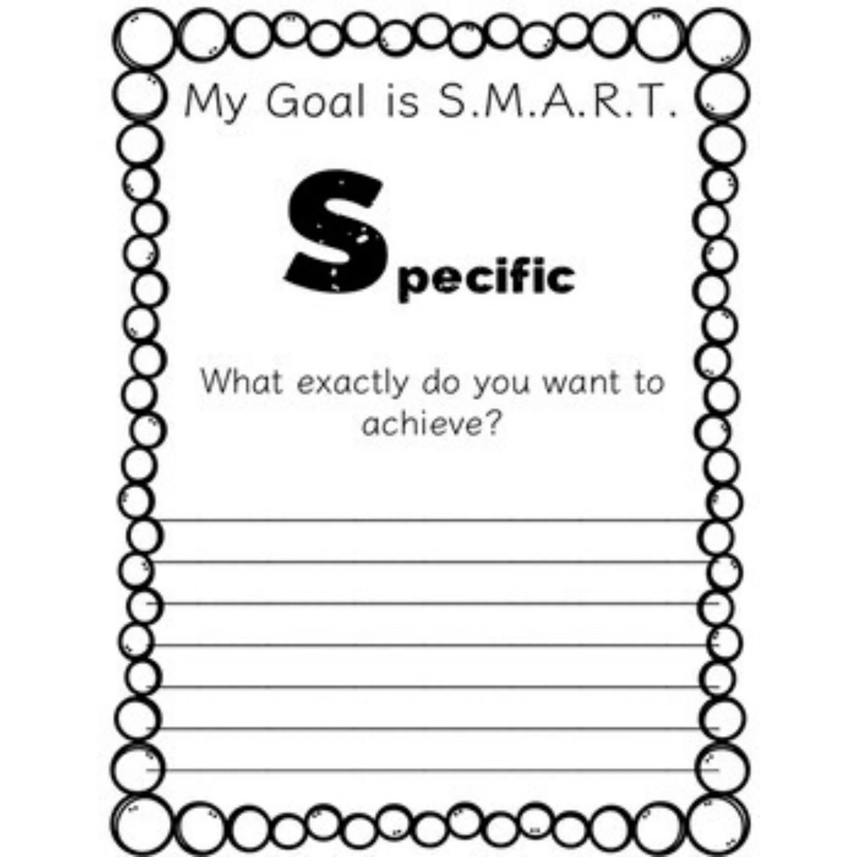 SMART Goal Setting Cupcake Goals - Image 4