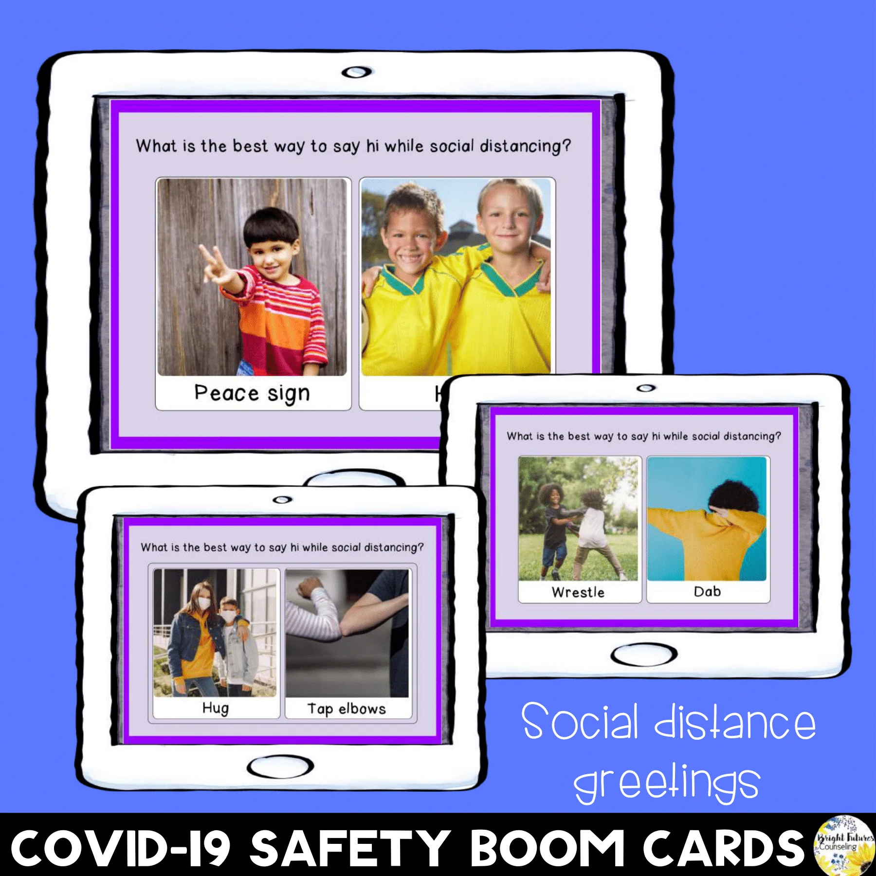 Social Distancing Back to School Bundle - Boom Cards & Google Slides - Image 8