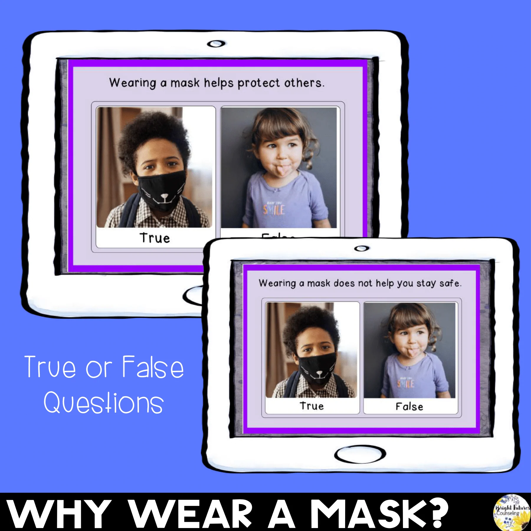 Social Distancing Greetings and Appropriate Mask Wearing Boom Cards COVID Safety - Image 5