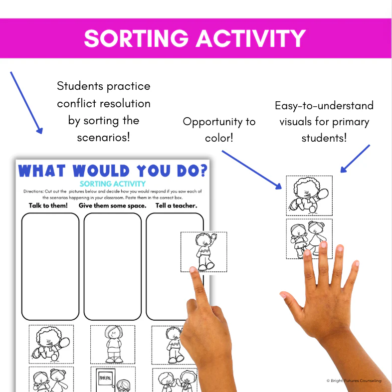 Social Skills Activities for Primary Grades - School Counseling Activities - Image 4