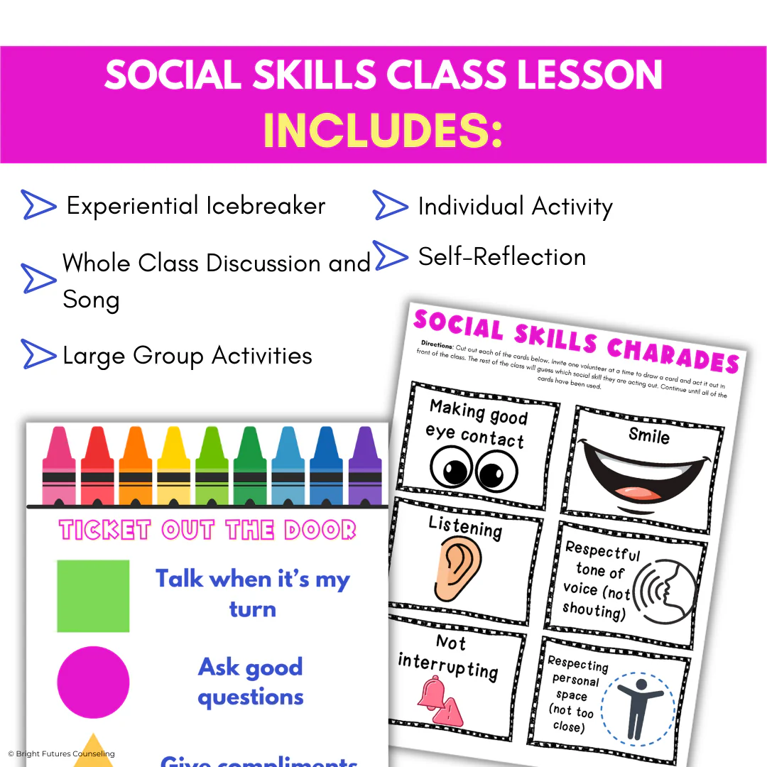 Social Skills Activities & Lesson - Conversing with Others Social Skills Games - Image 5