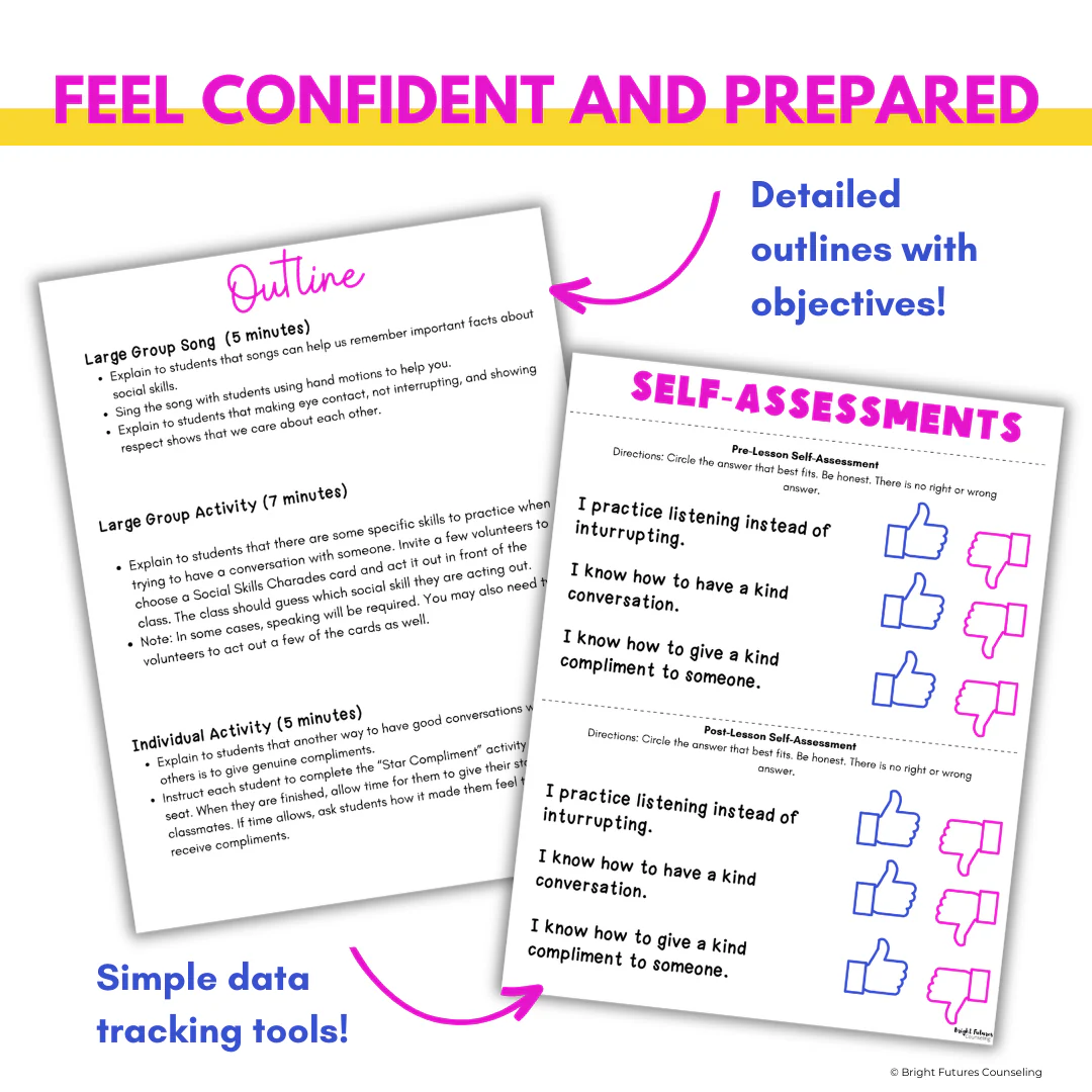 Social Skills Activities & Lesson - Conversing with Others Social Skills Games - Image 6