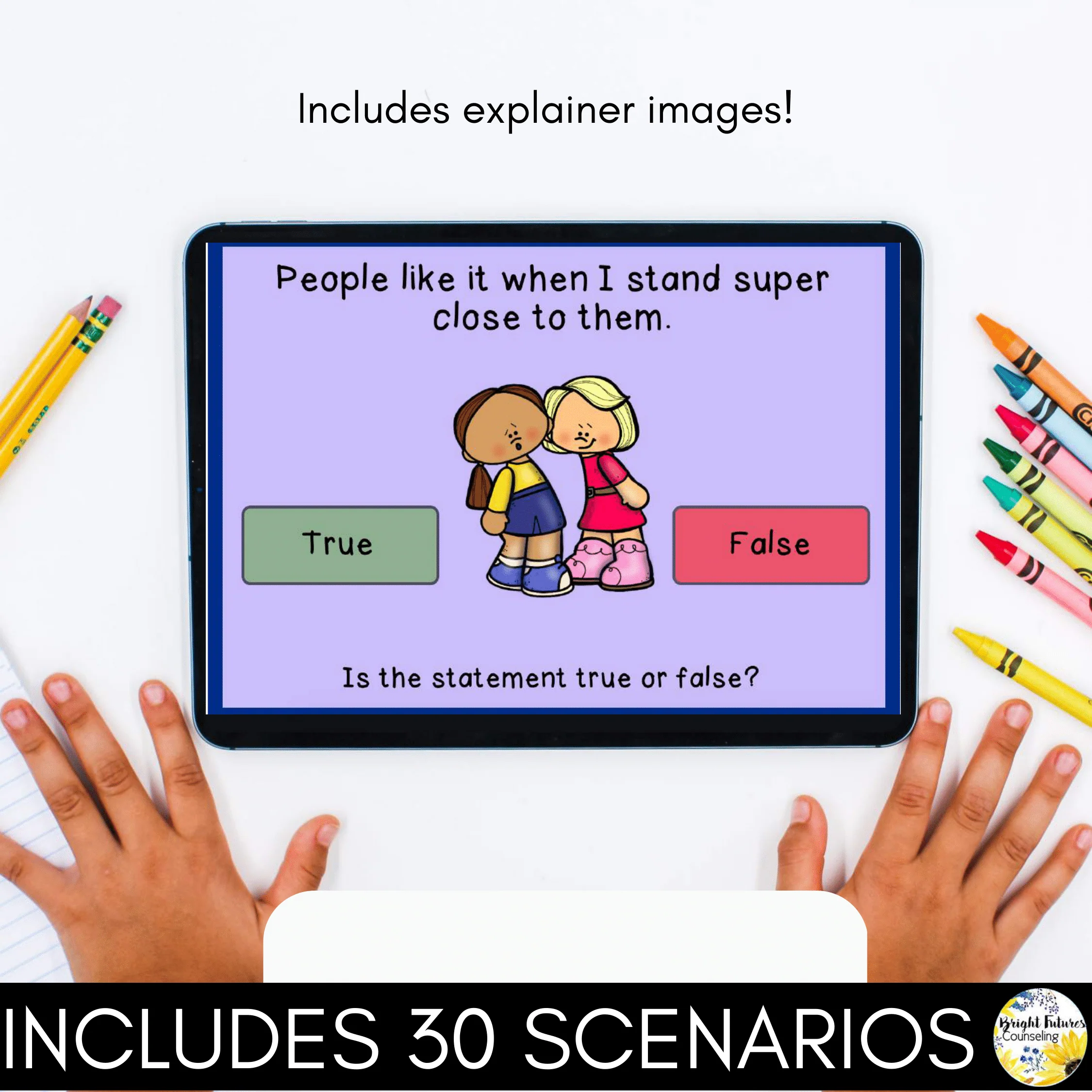 Social Skills BOOM CARDS - Digital Social Skills Game - Image 3