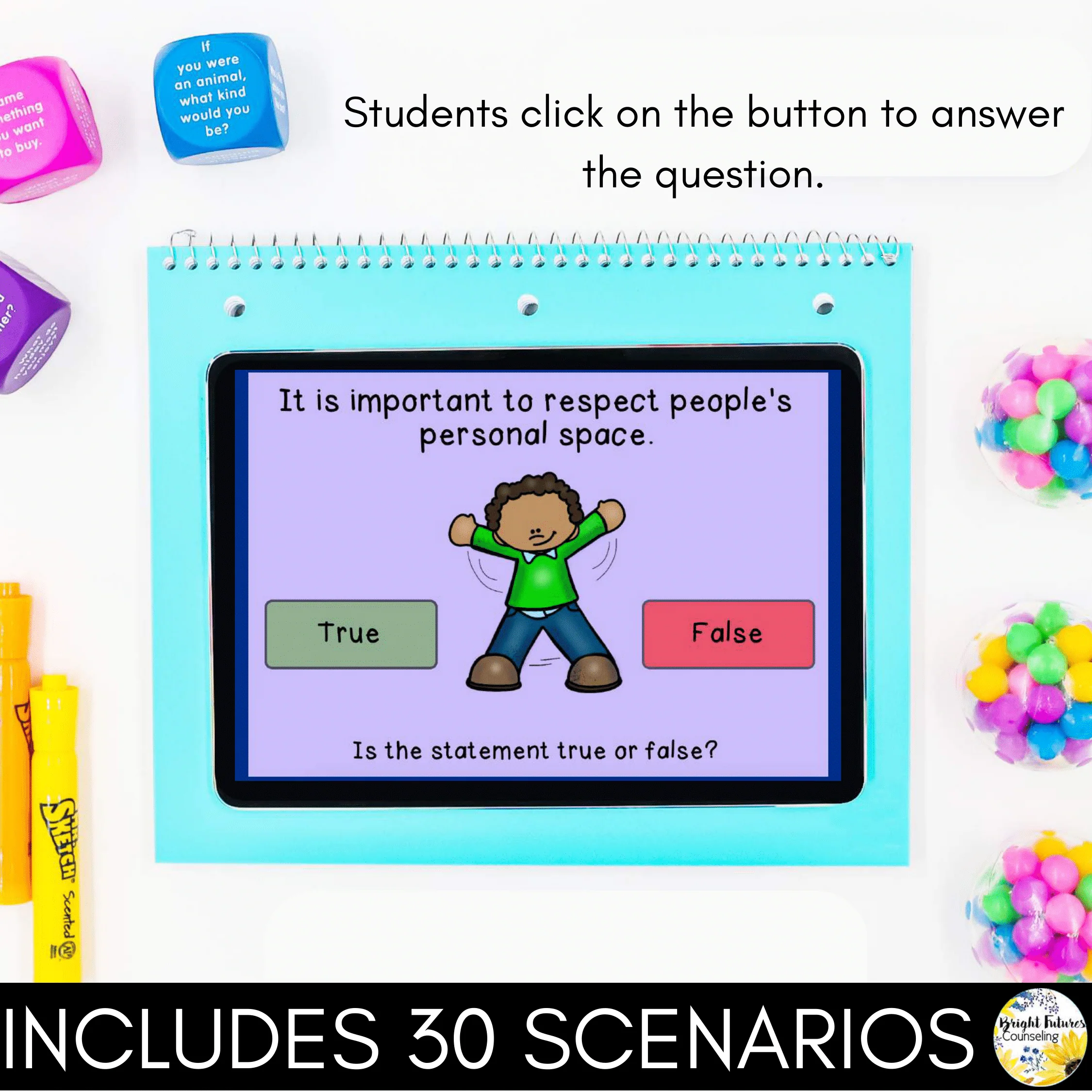 Social Skills BOOM CARDS - Digital Social Skills Game - Image 5