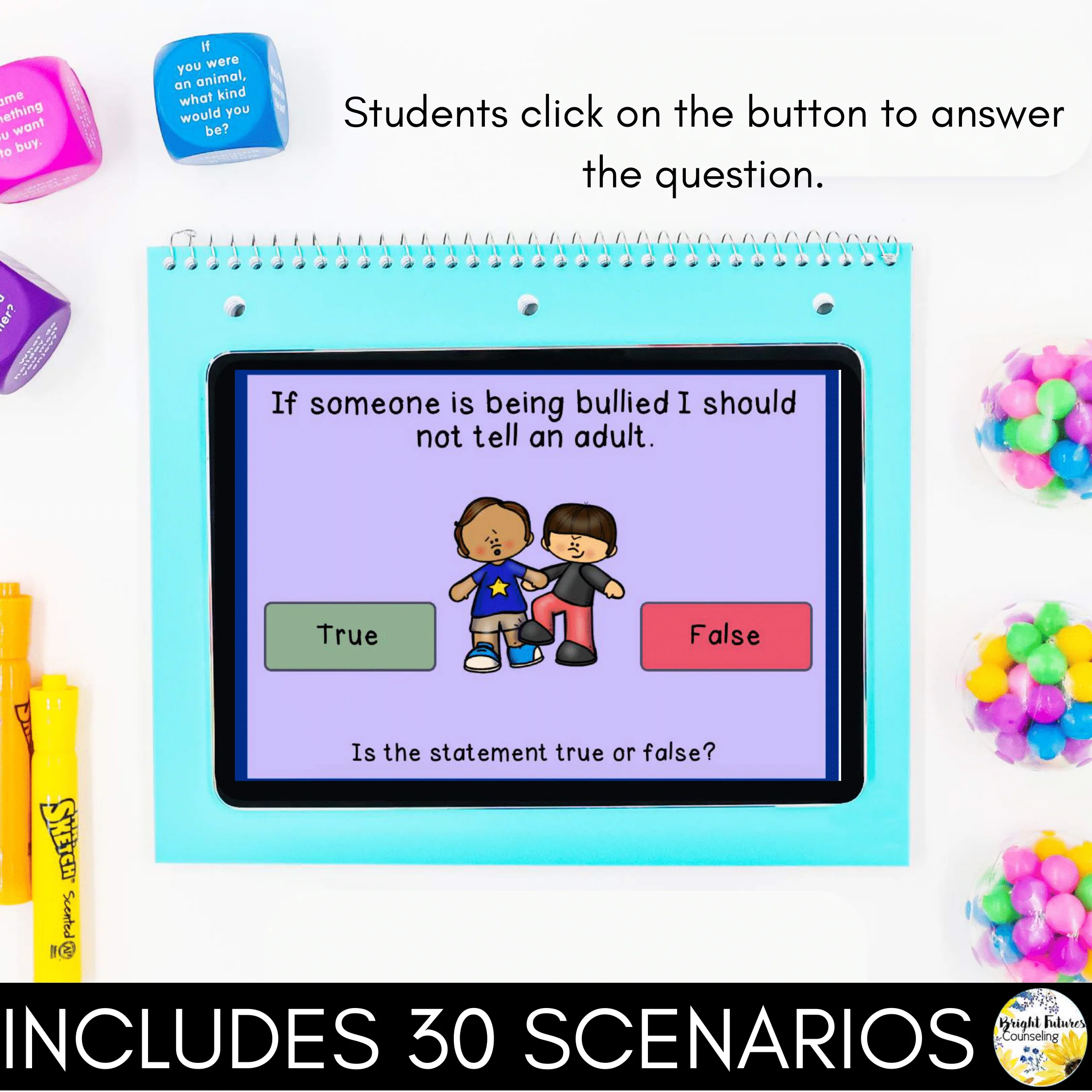 Social Skills BOOM CARDS - Digital Social Skills Game - Image 7