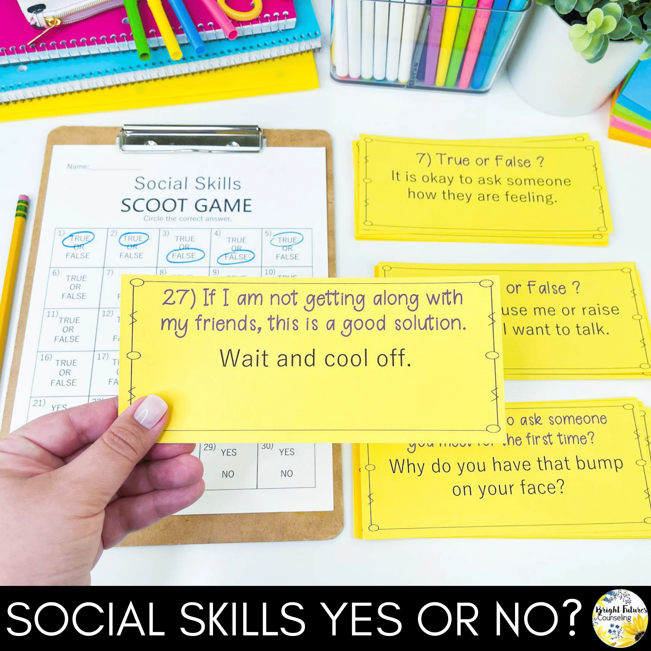 Social Skills Scoot Game Interactive Social Skills Game - Image 6